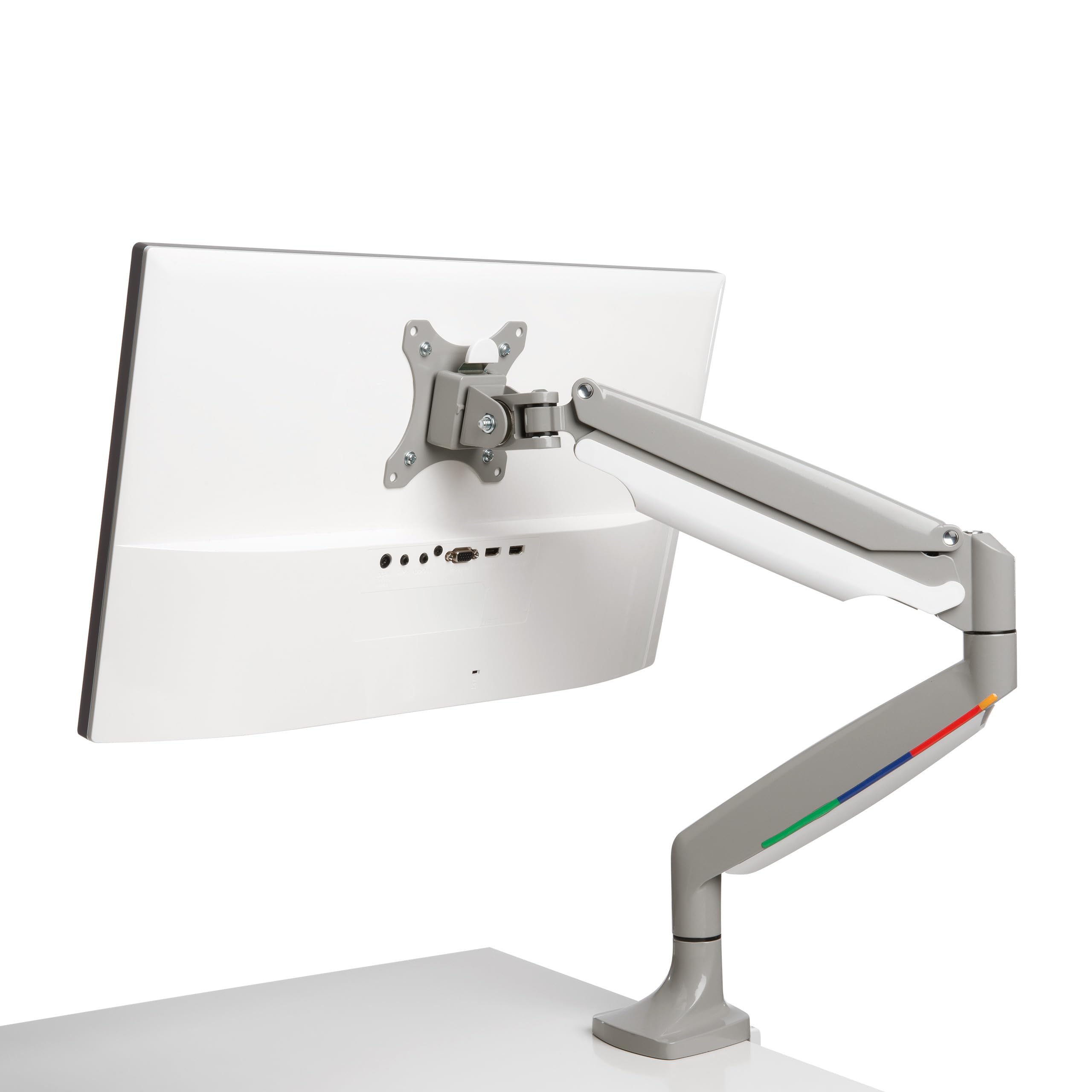 Kensington Single Monitor Arm with VESA Mount - Adjustable Gas Spring Desk Mount for 13-34