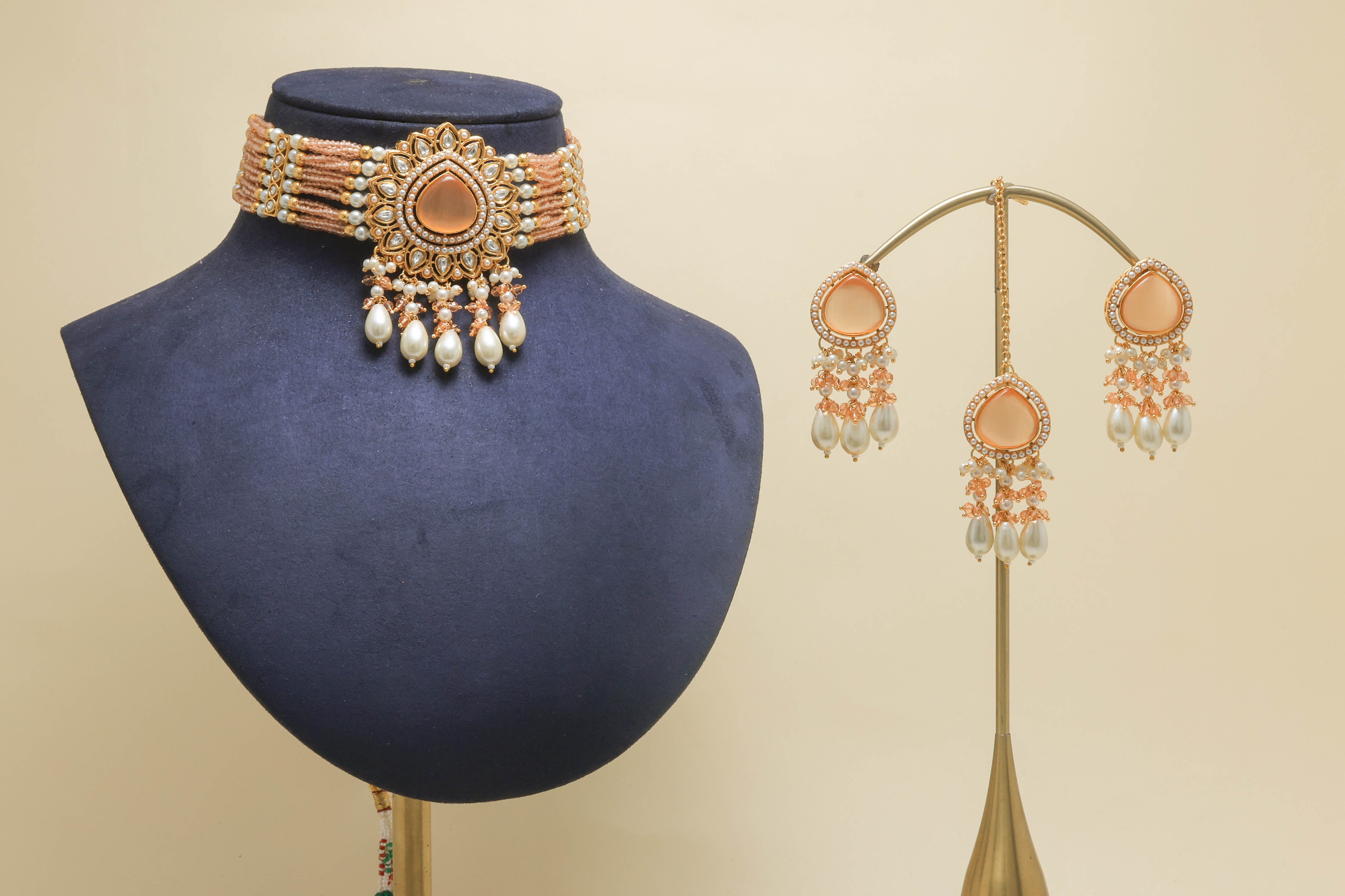 VARIKA STONE Full Set - Natural Gemstone Jewelry Collection for Women | Perfect for Gifts, Parties & Everyday Wear
