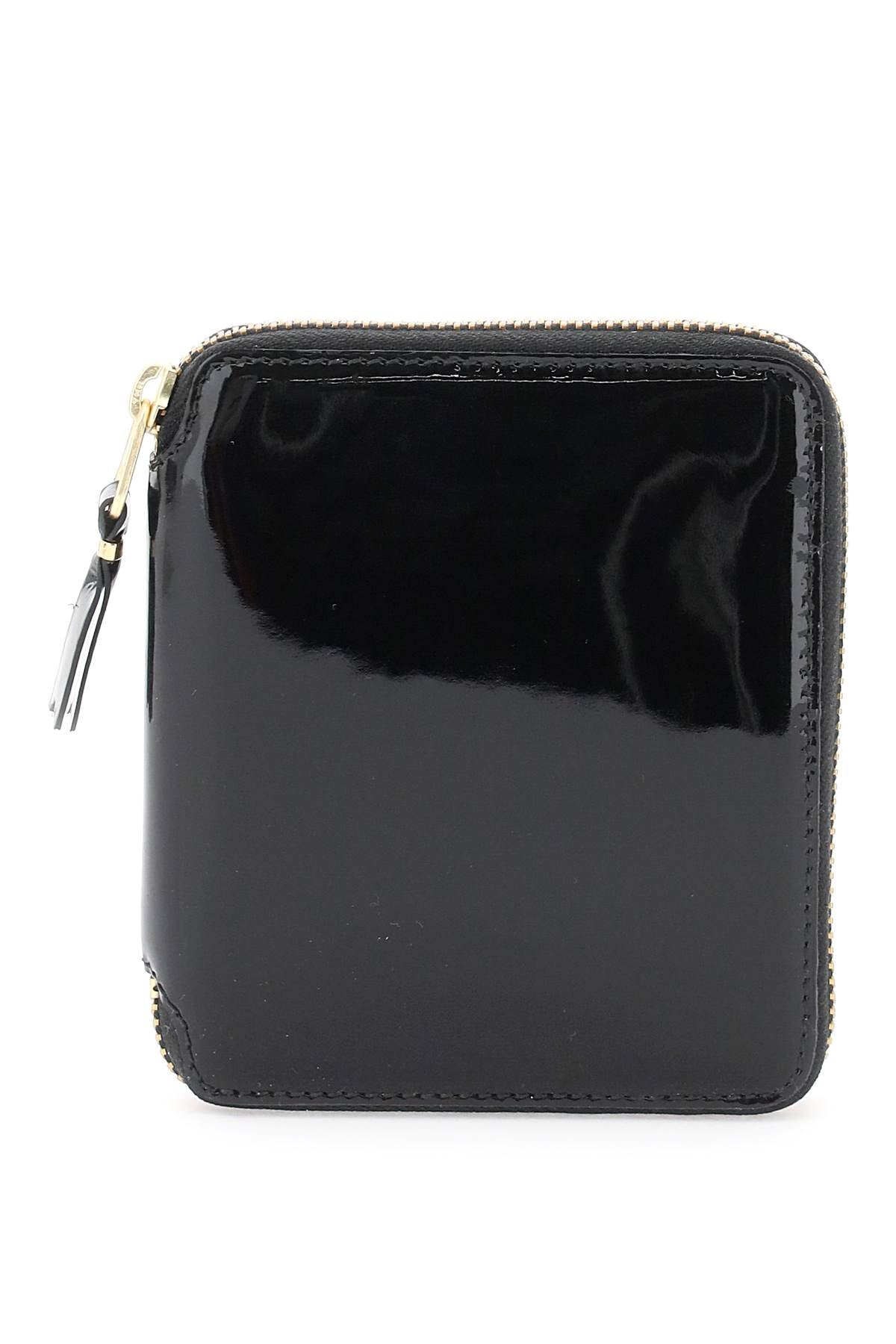 Comme des Garçons Zip Around Wallet - Stylish & Compact Leather Wallet for Men & Women | Perfect for Everyday Use, Travel & Business