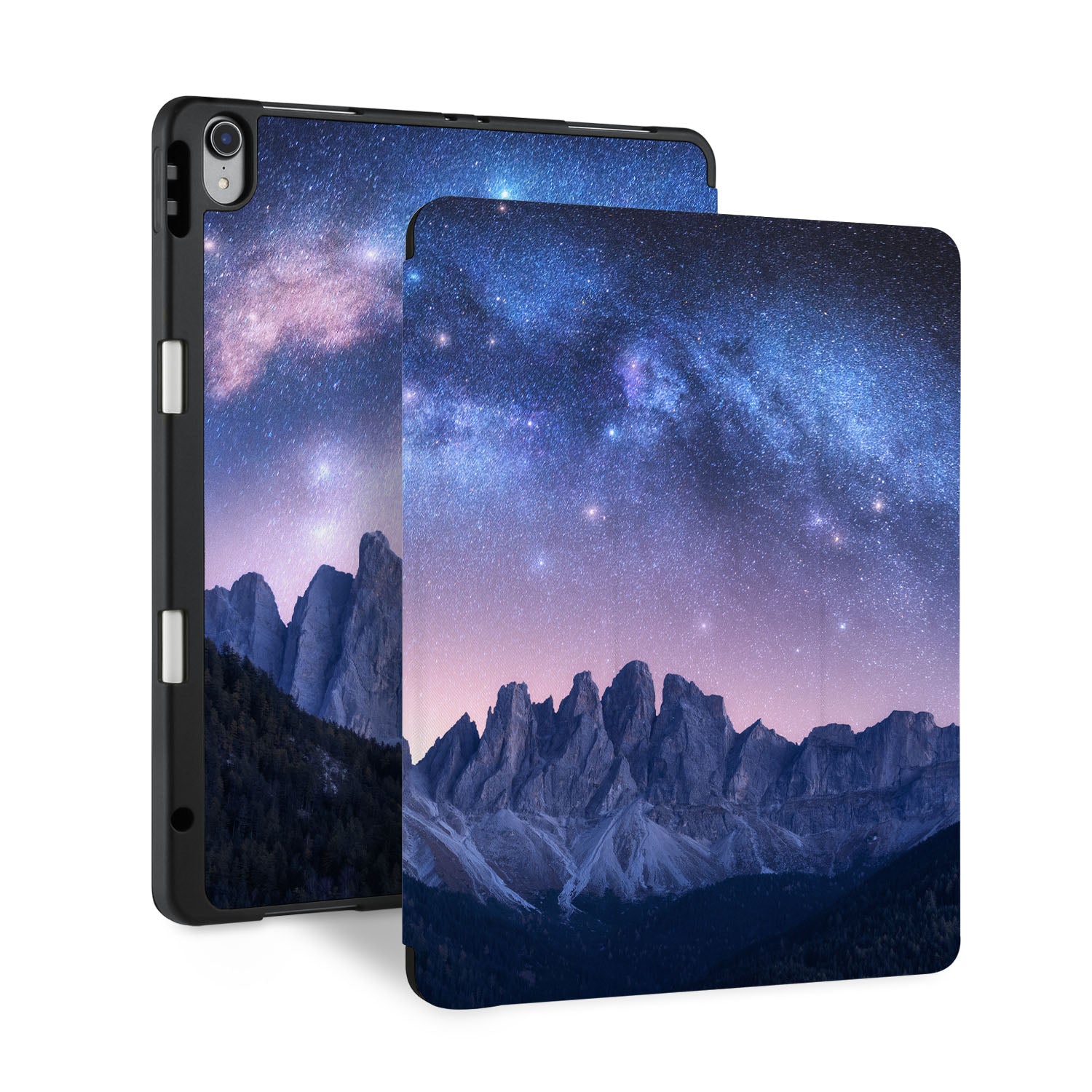 Premium iPad Trifold Case with Nature Wonder Design - Slim Protective Cover for iPad Air/Pro, Perfect for Work, Travel & Home Use