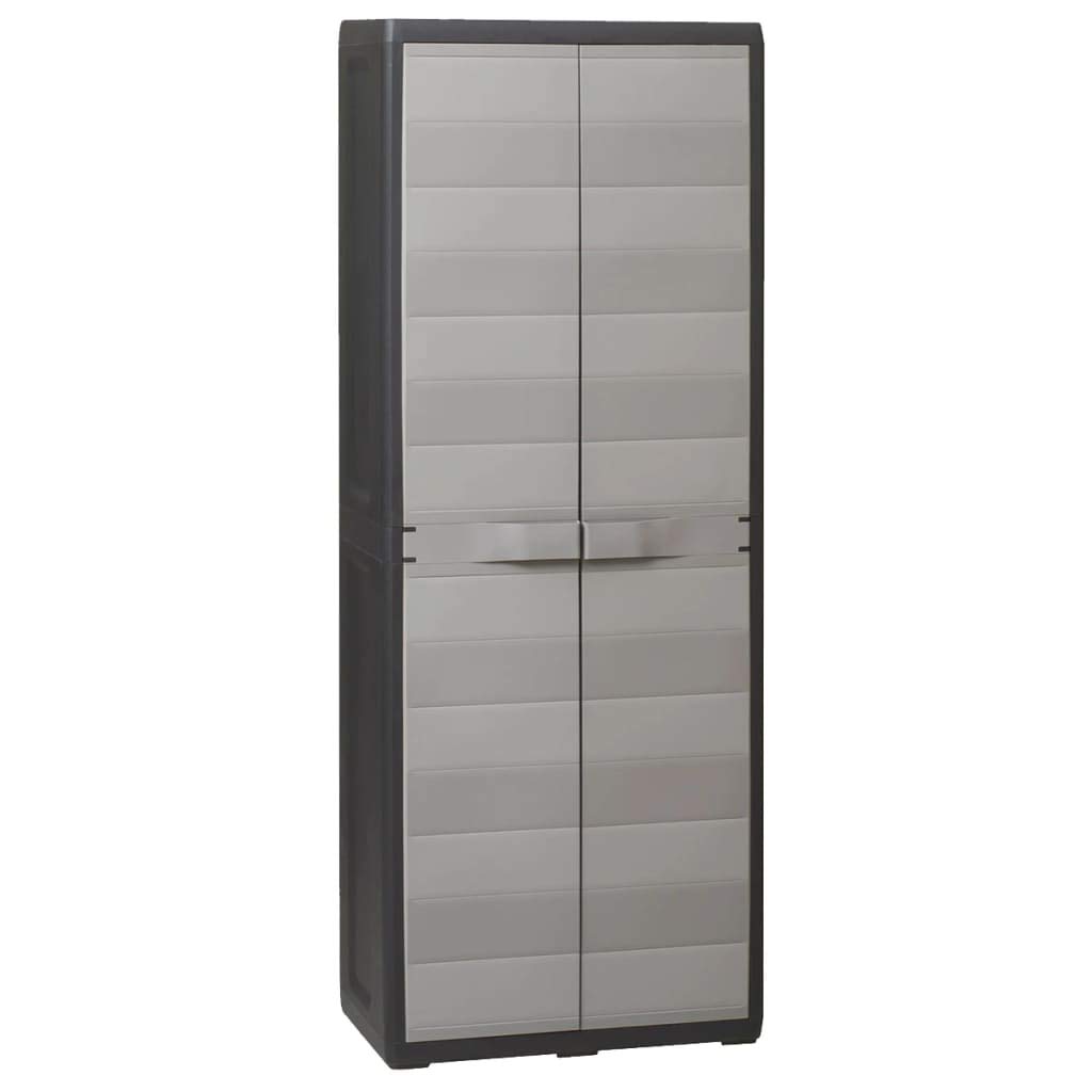 Durable PP Material Office File Storage Cabinet with 2 Doors & Adjustable Shelves - Home Office Document Organizer | Perfect for File Management, Paper Storage & Workspace Organization