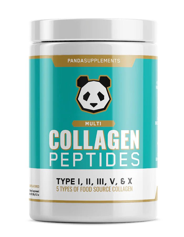 Premium Multi Collagen Peptides Powder for Skin, Hair & Joint Support - Panda Supplements | Keto & Paleo Friendly Protein Supplement for Women & Men | Perfect for Smoothies, Coffee & Baking