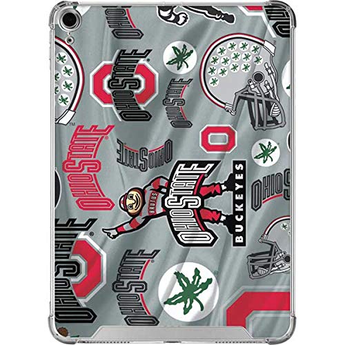 Skinit Clear Protective Case for iPad Air 10.9-inch (2020) - Official Ohio State Buckeyes Licensed Design | Slim Scratch-Resistant Cover for School, Work & Travel