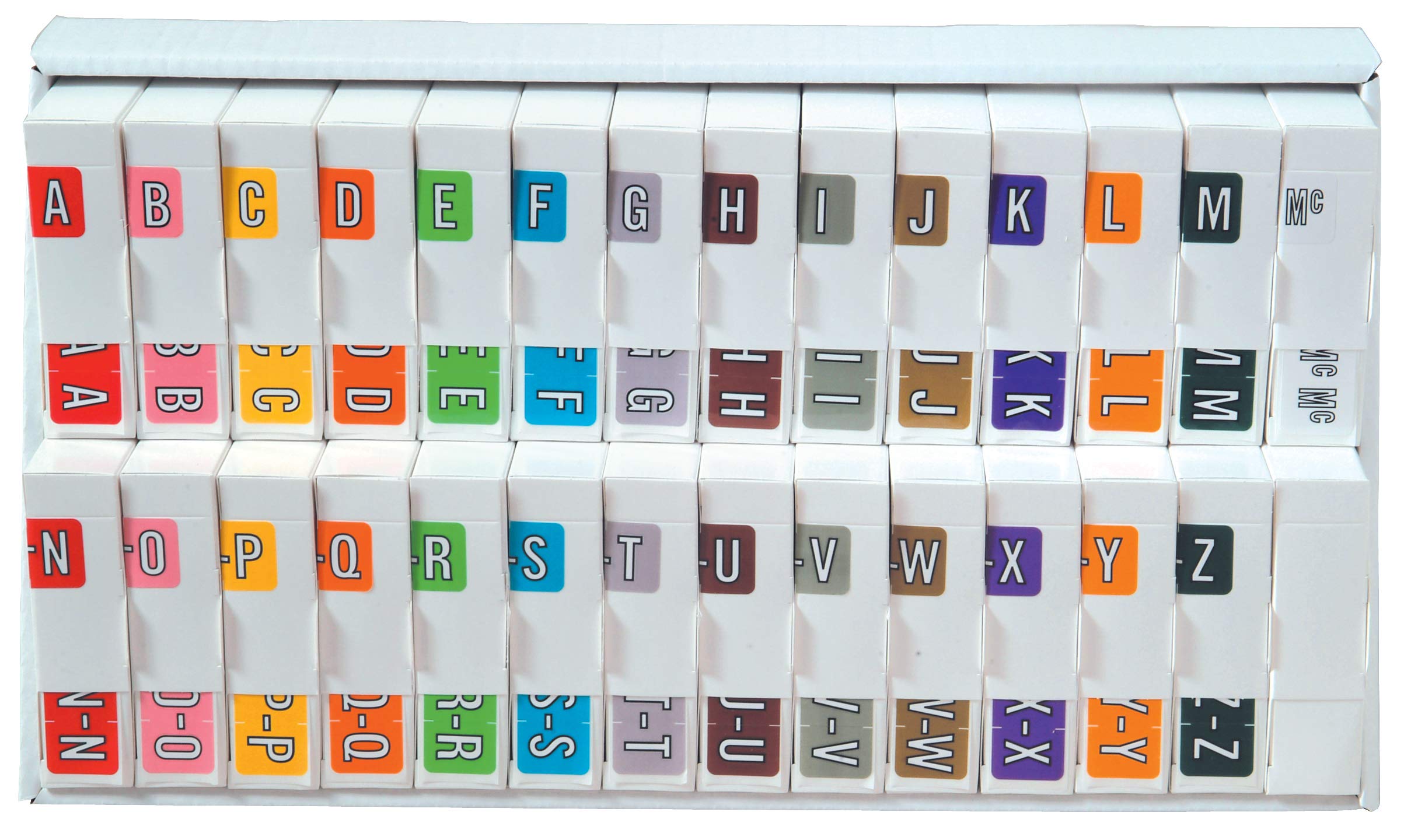 Doctor Stuff File Folder Labels - Complete Alphabet Set A-Z Plus Mc, Compatible with Barkley/Sycom FABKM-BRAM Series - 1