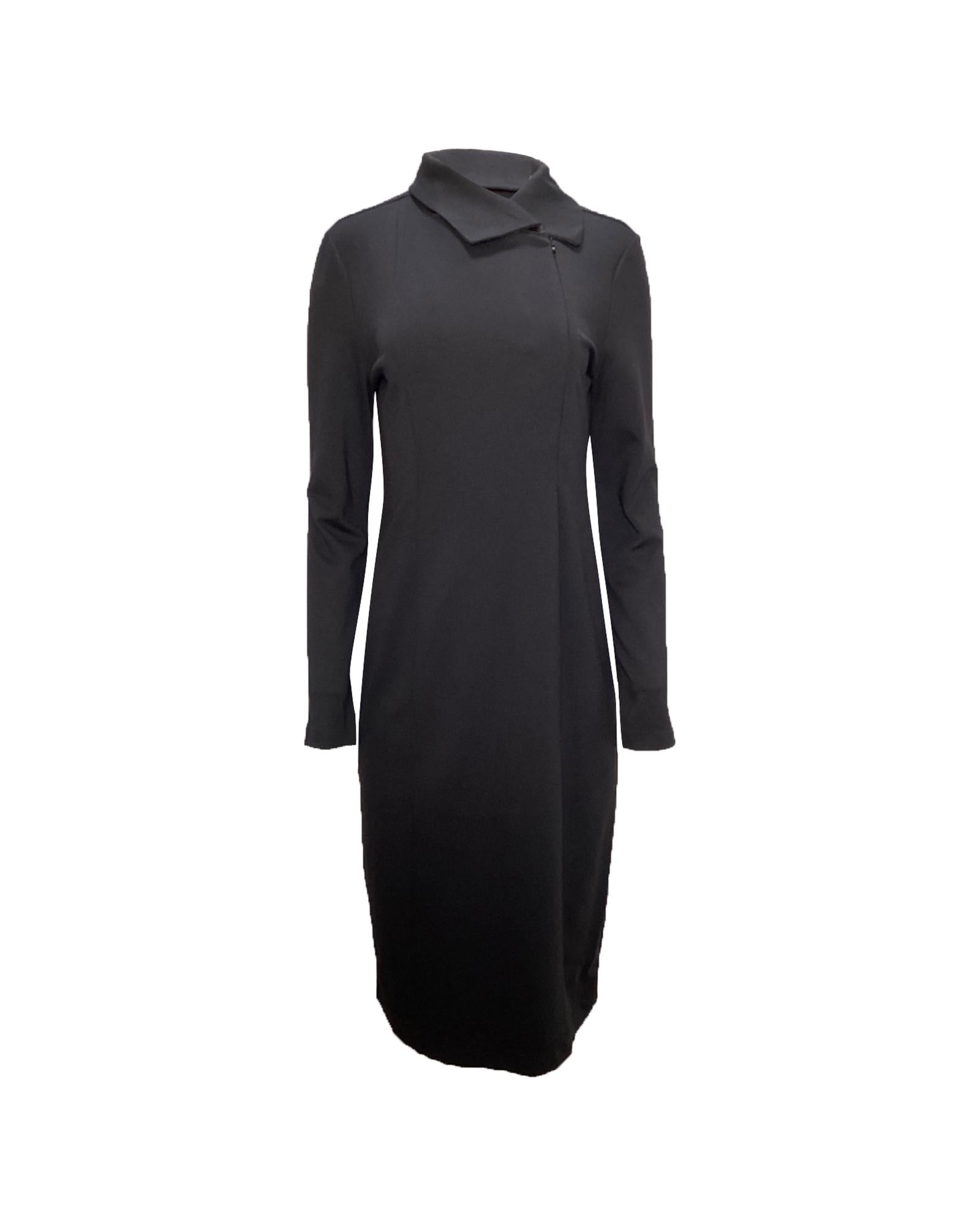 Elegant Asymmetrical Collar Detail Dress for Women - Fashionable Party & Evening Wear - Perfect for Weddings, Cocktails & Special Occasions