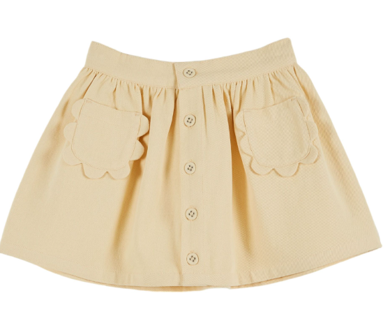 Emile & Ida Canvas Wrap Skirt for Women - A-Line Midi Skirt with Pockets, Size 2-8A - Perfect for Casual Outings, Beach Vacations & Boho Style Outfits