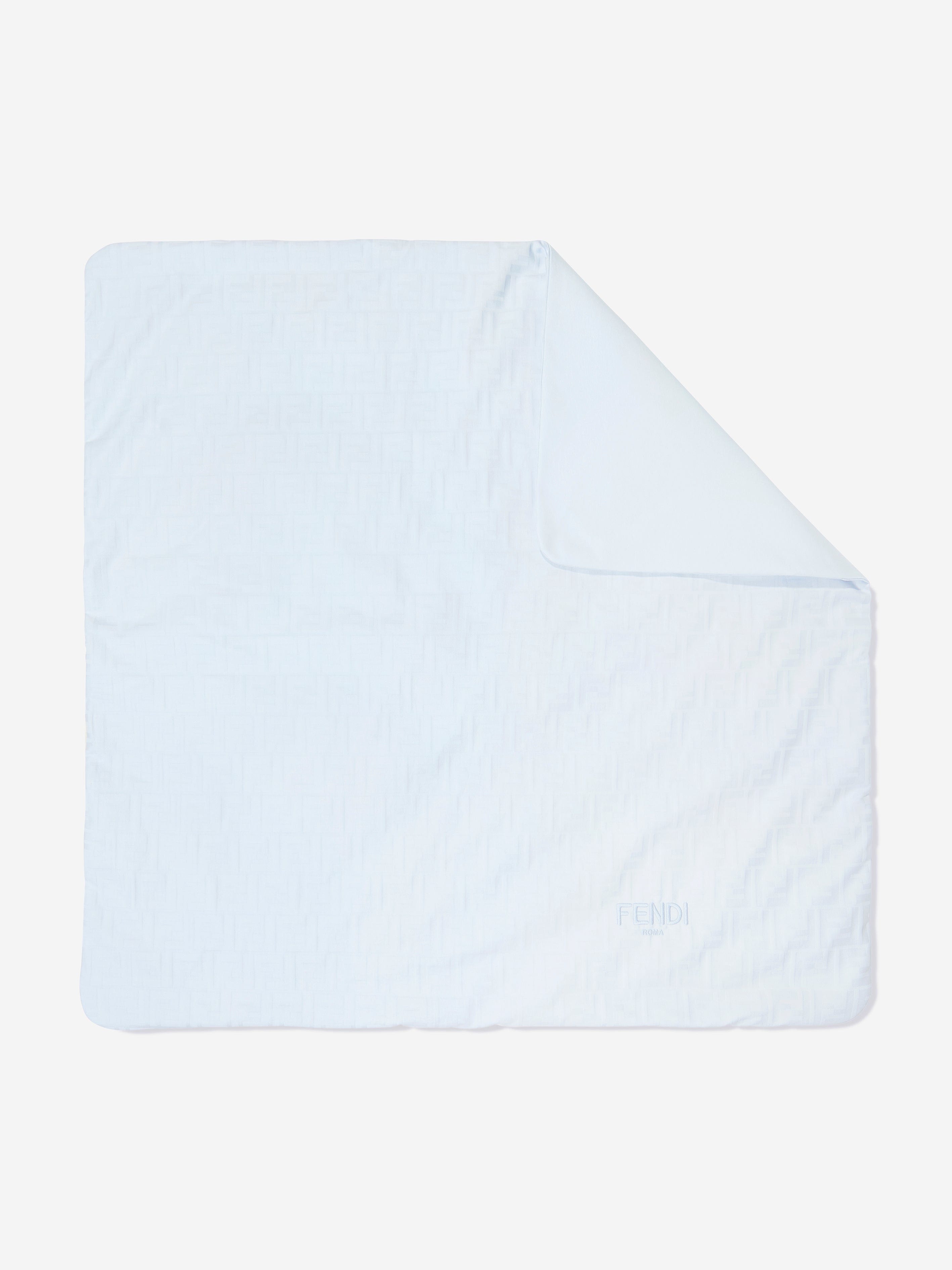 Blue Baby Boys Logo Blanket - 80cm Soft Fleece Blanket for Newborns & Toddlers - Perfect for Nursery, Stroller, and Travel