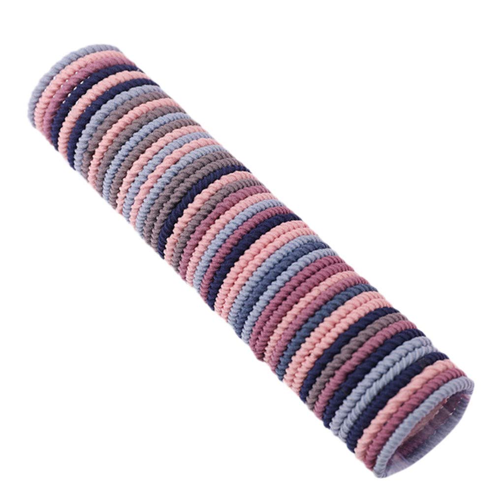50 Pcs Baby Hair Ties 1.18 Inch - Soft Scrunchies for Women & Girls - Hair Accessories Set for Daily Use
