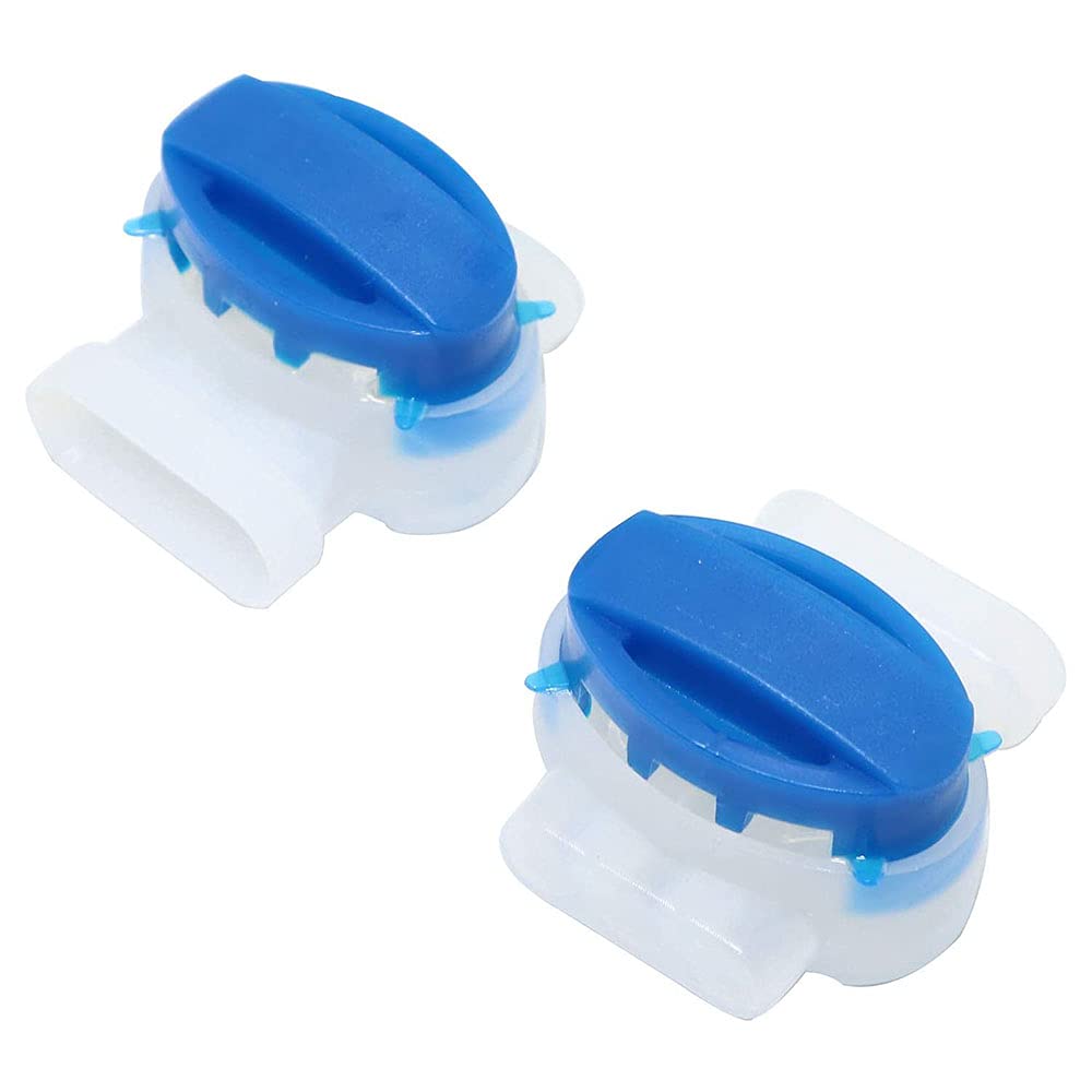 20Pcs Waterproof Wire Connectors - 3 Wire Gel Filled Splice Connectors for Electrical Wiring, Lawn Mowers & Robotic Mowers | Weatherproof Crimp Connectors for Outdoor & Marine Use