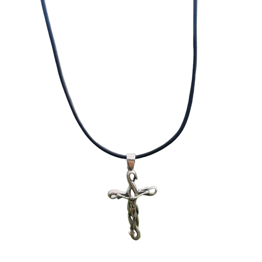 925 Sterling Silver Crucifix Necklace for Men & Women - Religious Christian Jewelry, Catholic Faith Cross Pendant, God's Love Gift for Husband/Boyfriend/Best Friend - Perfect for Baptism, Confirmation, Wedding & Daily Wear