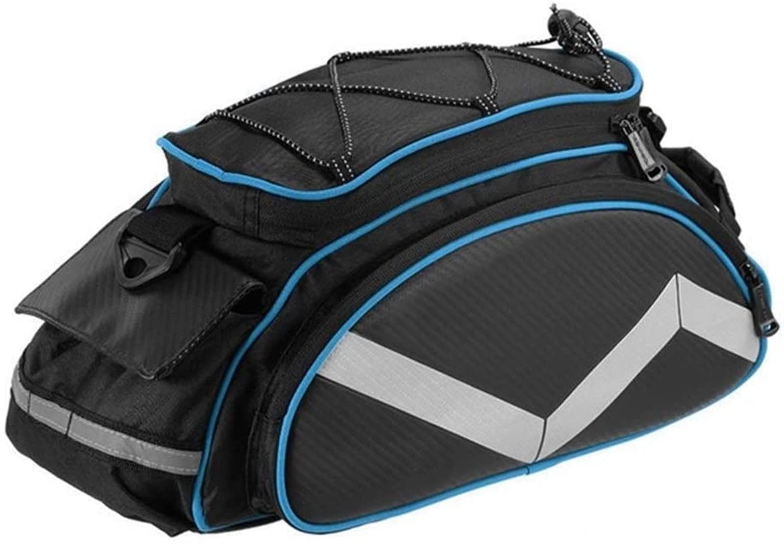 BANGDIAN Universal 13L Bike Tail Bag - Waterproof Rear Seat Trunk Bag for Bicycles, Multifunctional Cycling Storage with Shoulder Strap for MTB/Road Bikes - Perfect for Commuting, Shopping & Outdoor Adventures