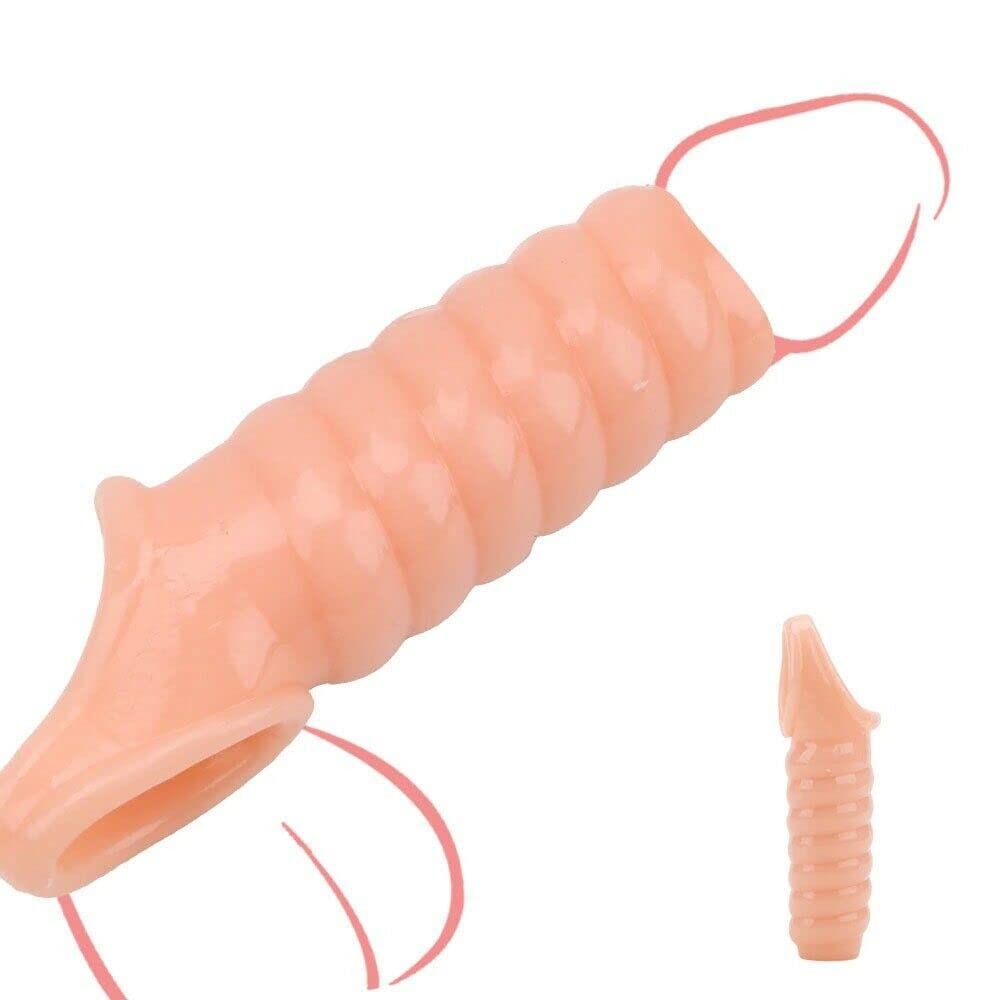 Premium Penis Extension Sleeve for Men - Couples Sex Toy Enhancer for Increased Length & Girth - Perfect for Spicing Up Intimate Moments & Role Play Scenes