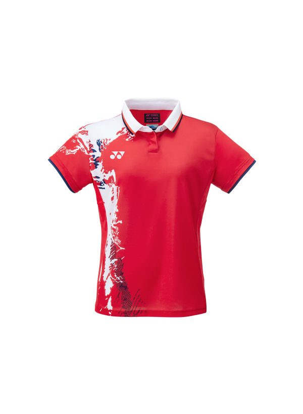 Yonex Women's Performance Polo Shirt 20679 - Breathable Tennis & Golf Top in Ruby Red | Perfect for Sports & Casual Wear