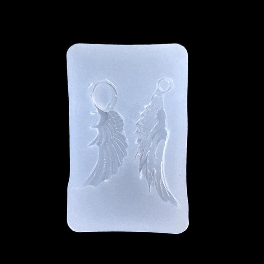Wing Shape Silicone Jewelry Molds for Necklace, Earrings & Hair Rings - DIY UV Epoxy Resin Clay Craft Kit - Perfect for Jewelry Making, DIY Gifts & Handmade Accessories