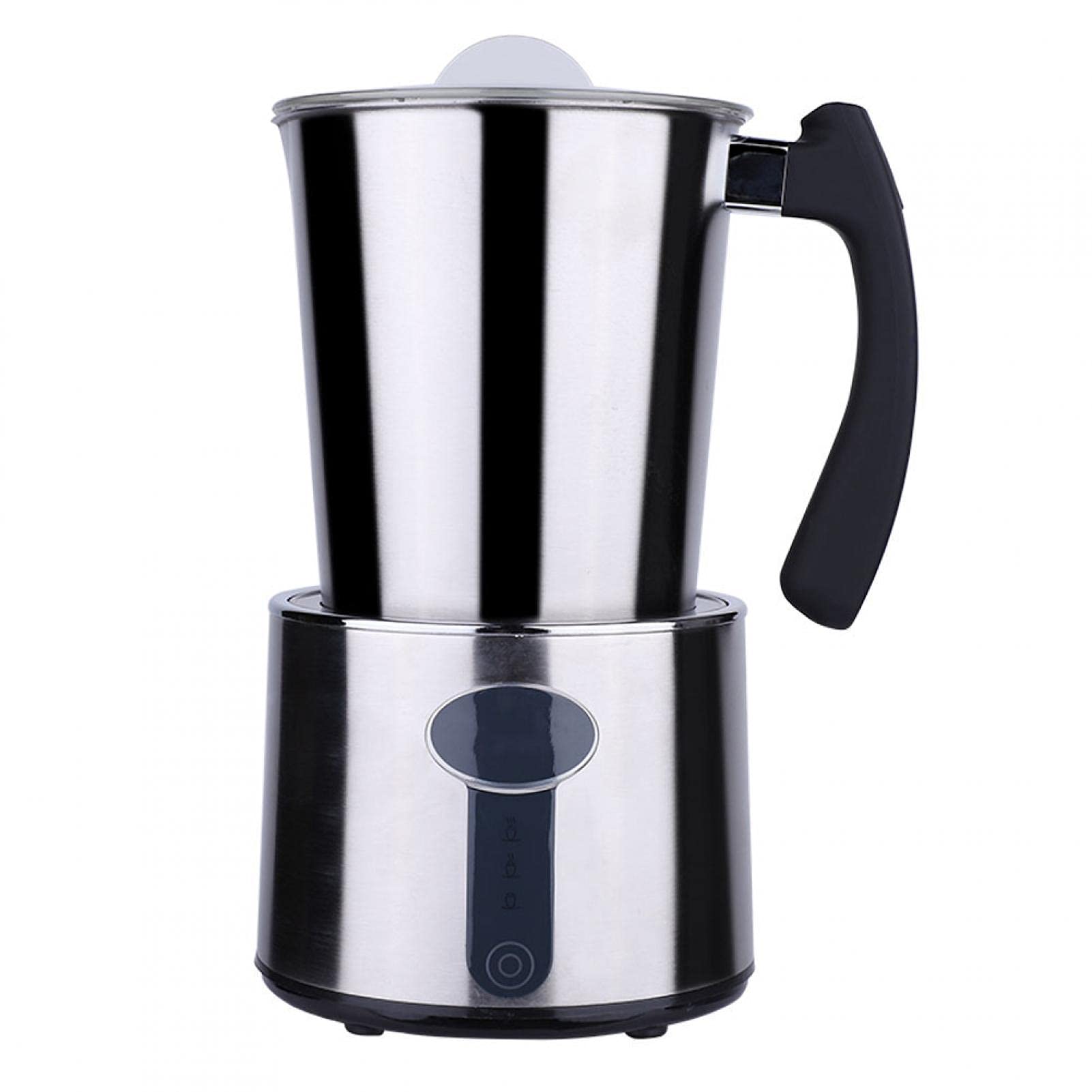 Electric Milk Frother 230ml - Automatic Hot & Cold Milk Foam Maker, Stainless Steel Non-Stick Milk Steamer and Warmer for Coffee, Cappuccino, Latte, Hot Chocolate - Perfect for Home Baristas and Coffee Lovers (EU Plug)