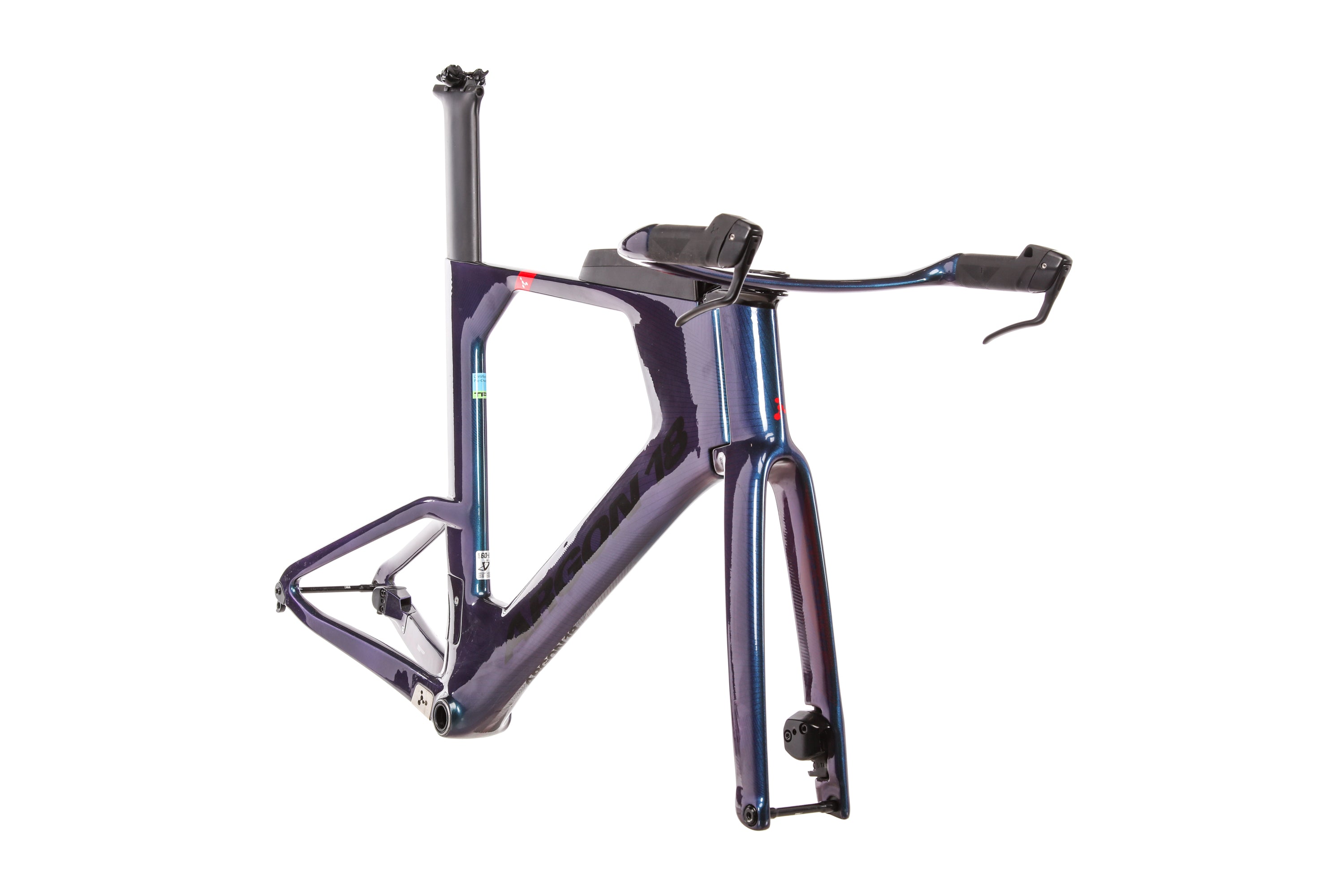Argon 18 E-119 TRI+ XL Frameset 2024 - Premium Carbon Triathlon Bike Frame for Competitive Racing & Endurance Training