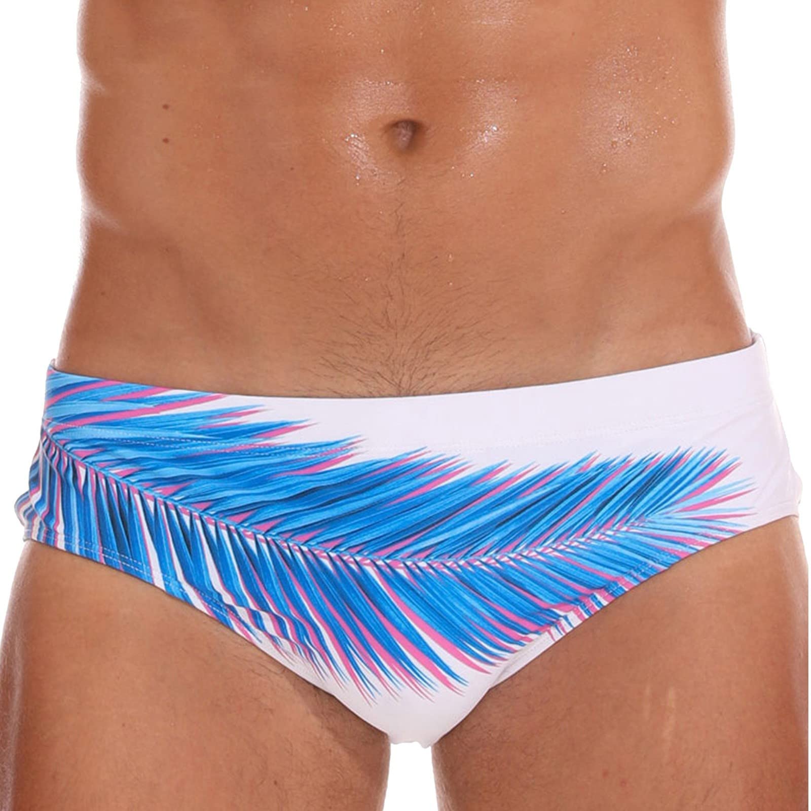 **Men's Quick Dry Swim Trunks - Low Waist Sexy Swimming Shorts for Racing & Spa | Perfect for Beach, Pool & Water Sports**