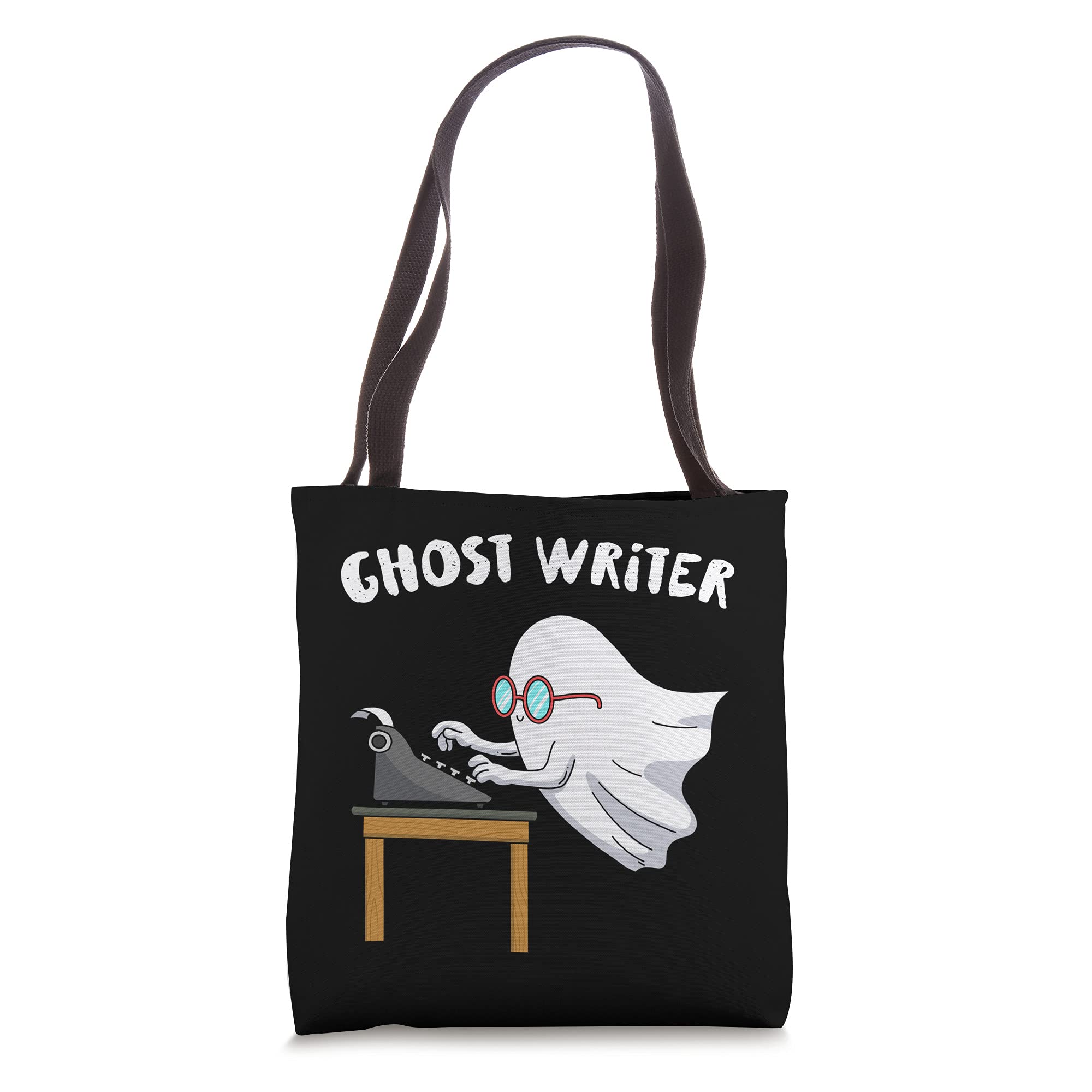 Ghost Writer Tote Bag - Stylish & Durable Canvas Shoulder Bag for Women & Men - Perfect for Work, School, Travel & Shopping