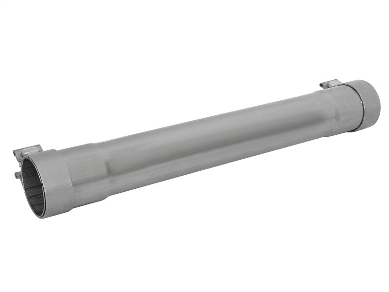 aFe MACH Force Xp 409 SS Performance Muffler Pipe - 2.5 Inch Inlet/Outlet, 14 Inch Body, 20 Inch Length - Upgrade Your Car or Truck Exhaust System for Better Sound and Performance