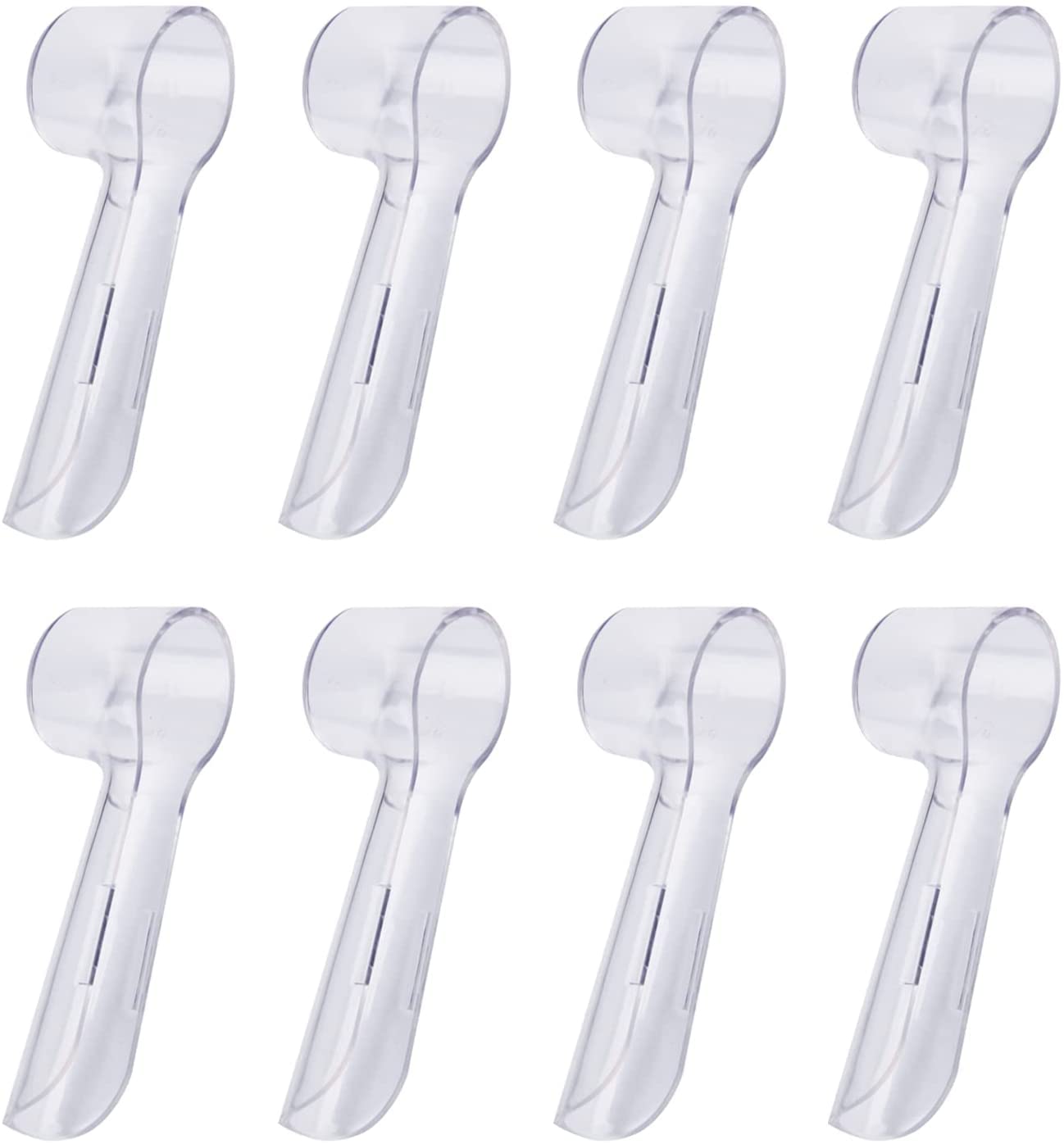 Oral-B Electric Toothbrush Replacement Head Covers - 8 Pack Sanitary Travel Toothbrush Protectors for Home & On-the-Go Use | Fits Most Electric Toothbrush Models | Perfect for Travel, Gym, Office & Daily Hygiene Protection