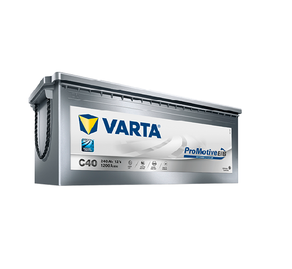 Varta C40 N200 EFB Commercial Battery - High-Performance Automotive Battery for Trucks, Buses & Heavy-Duty Vehicles | Reliable Power for Fleet & Commercial Use
