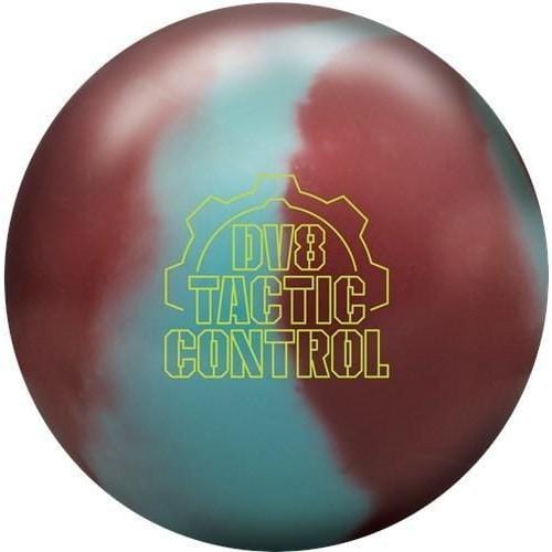 DV8 Tactic Control Bowling Ball - Red/Light Blue | High Performance Reactive Resin | Perfect for League Play & Tournament Strikes