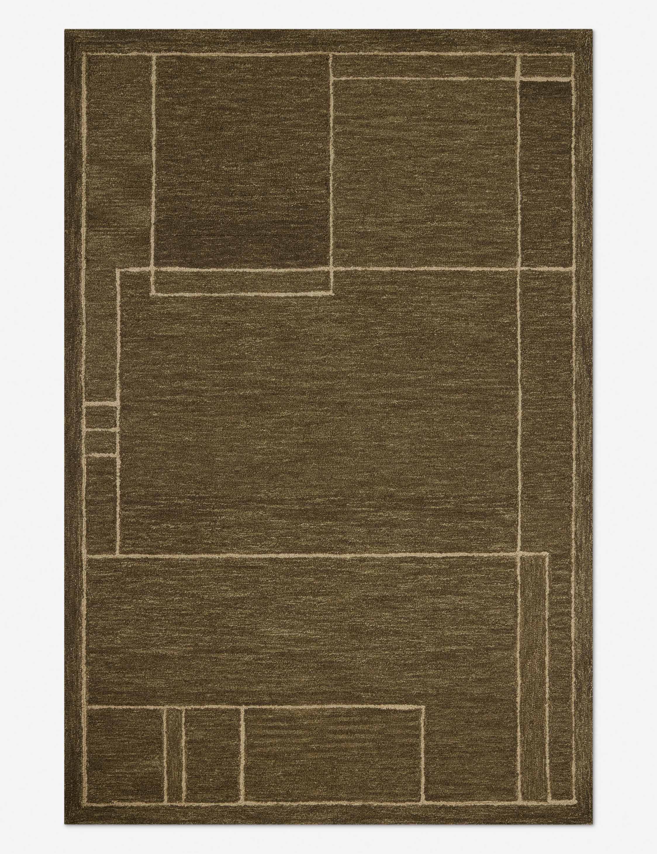 Barrow Hand Tufted Wool Blend Area Rug by Jeremiah Brent x Loloi - Soft & Durable Living Room, Bedroom, or Office Decor