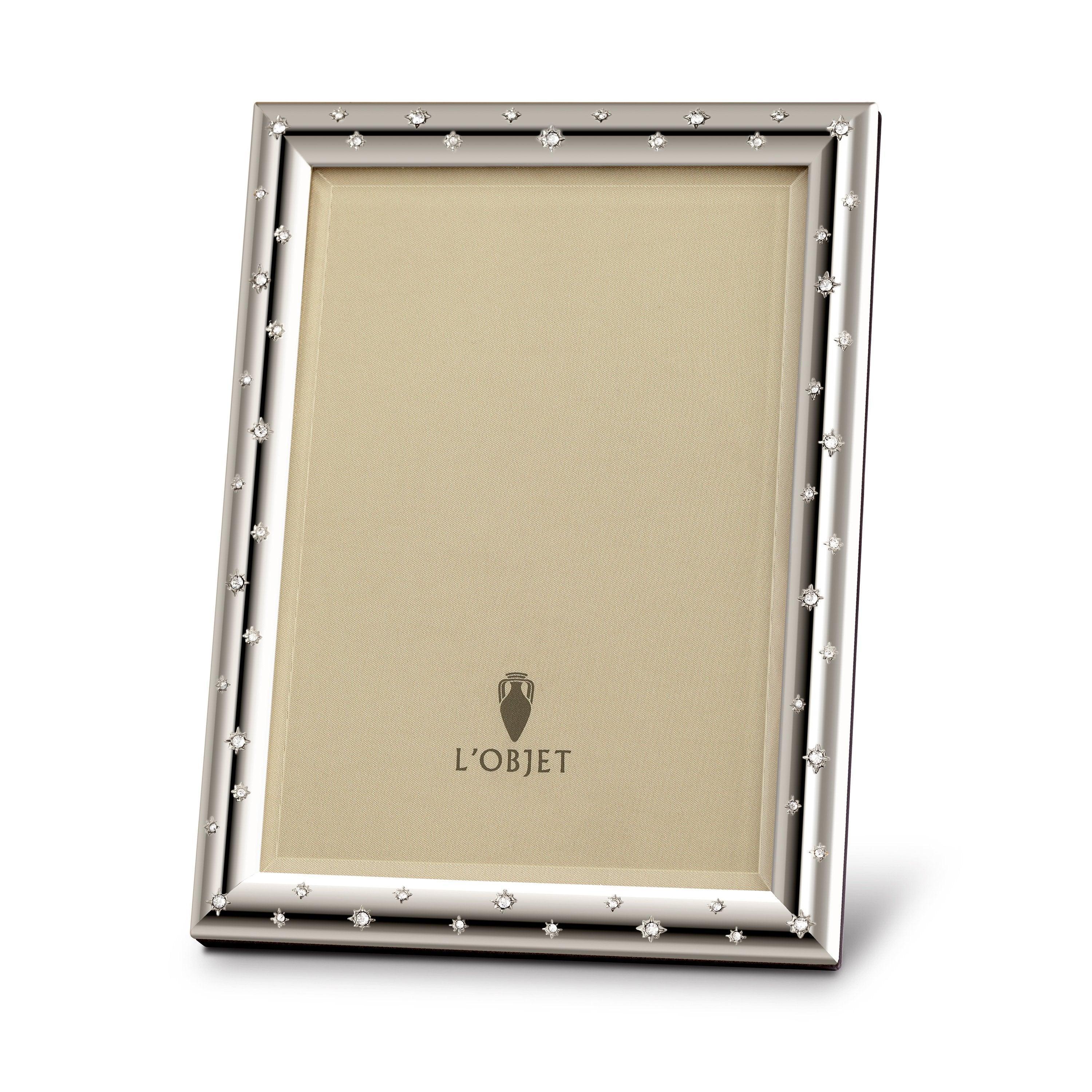 Stars Frame Platinum - Elegant Photo Frame for Home Decor, Office Display & Gift Giving | Perfect for Wall Art, Wedding Photos & Family Memories