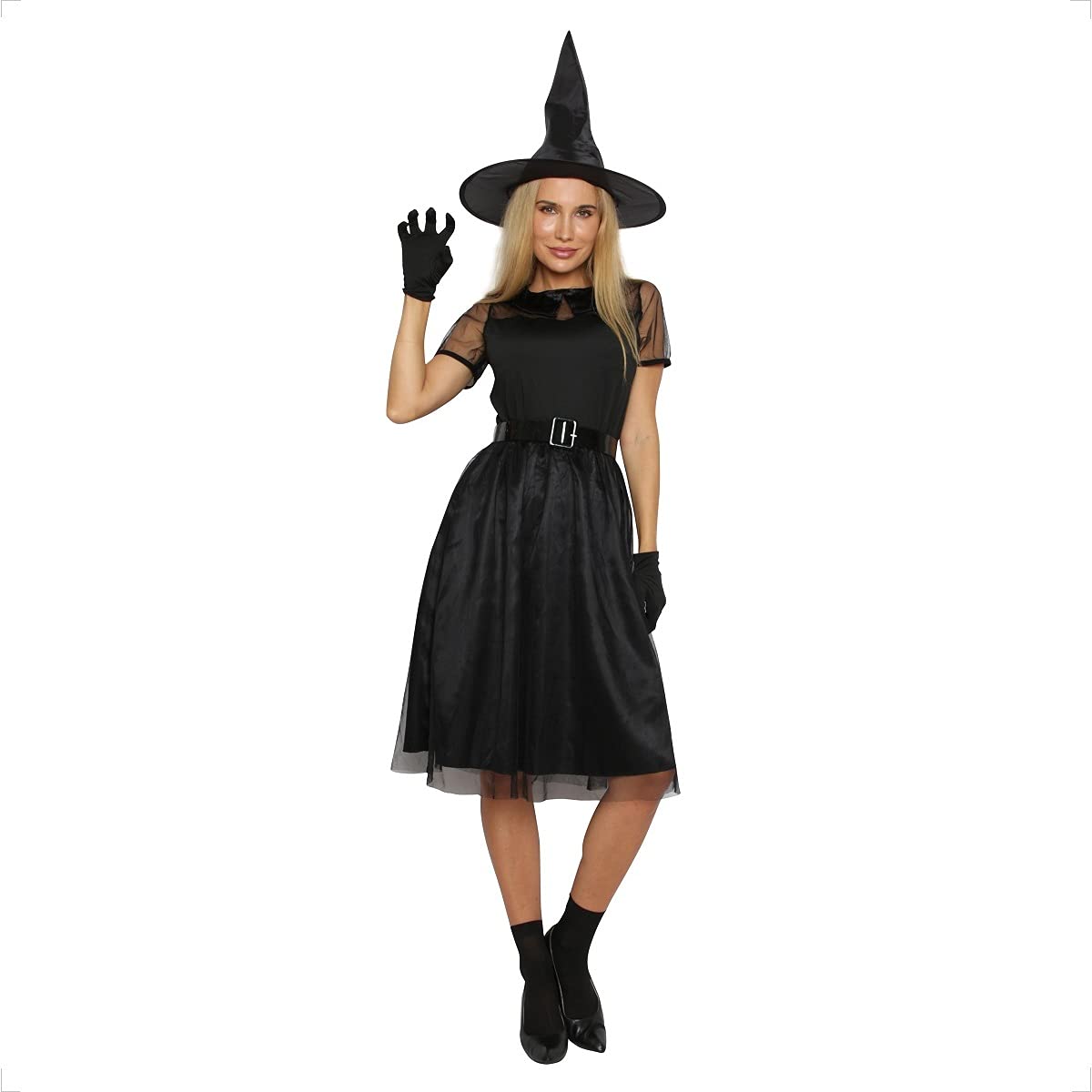 Jason Party Women's Wicked Witch Costume - Halloween Wizard Cosplay Dress for Adults | Perfect for Halloween Parties, Cosplay Events & Themed Gatherings