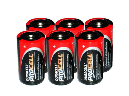 6 Pack Alkaline C Batteries - Long Lasting Power for RC Toys, Flashlights, Clocks & More - Premium High-Performance Batteries for Kids Toys and Household Devices