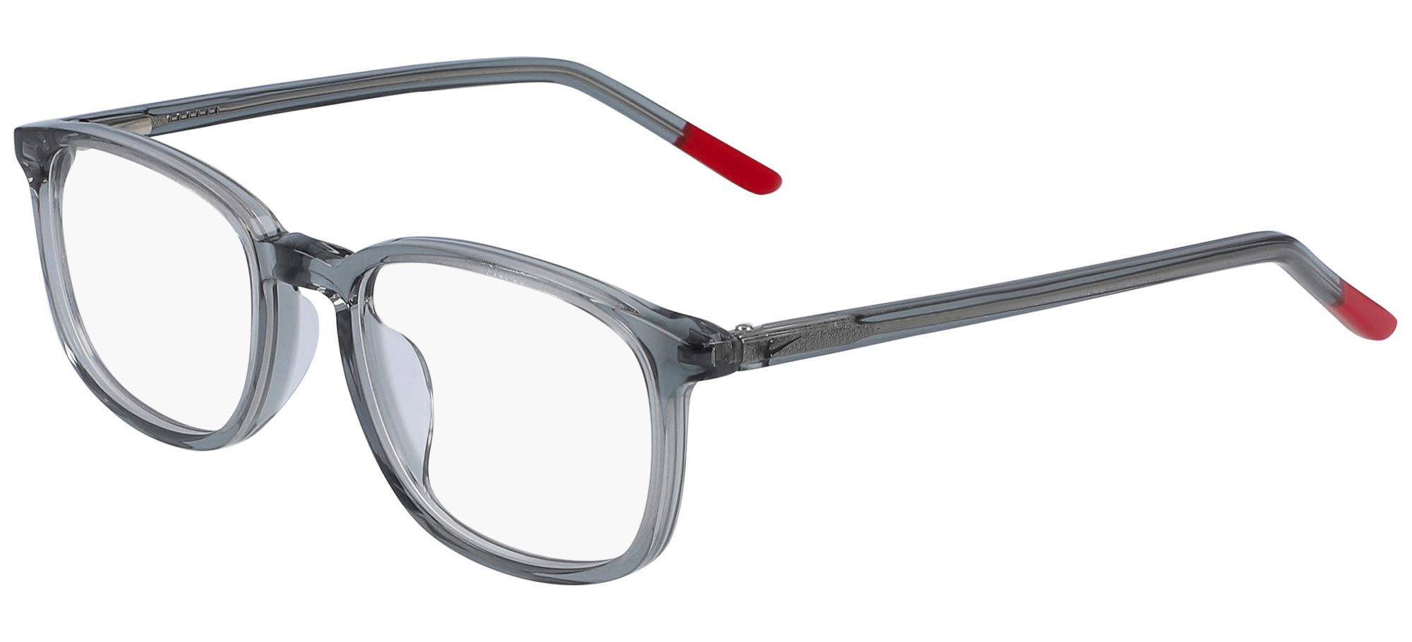 Nike 5542 060 Eyeglasses - Dark Grey/Gym Red Frame for Men & Women | Lightweight Sports Glasses for Running, Gym & Outdoor Activities