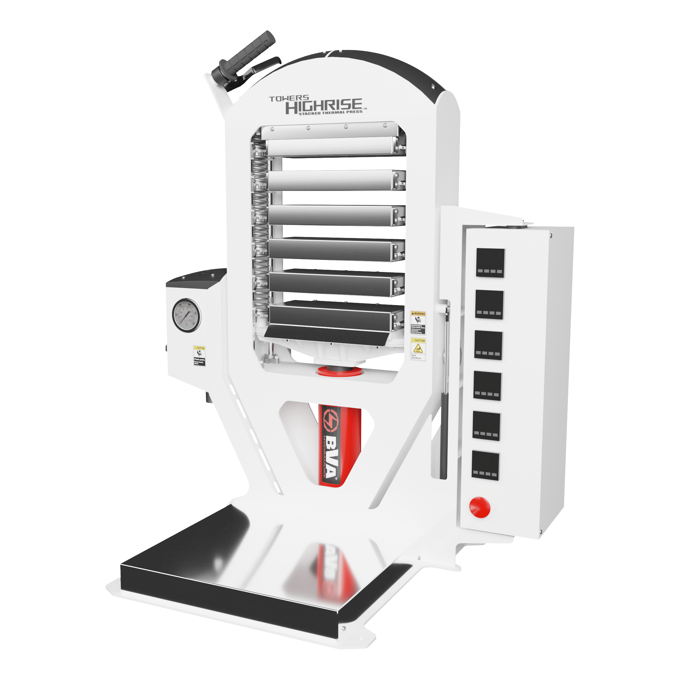 25 Ton Rosin Press Machine for High-Yield Extraction - Professional Hydraulic Heat Plates for DIY Rosin, Essential for Home and Commercial Cannabis Processing