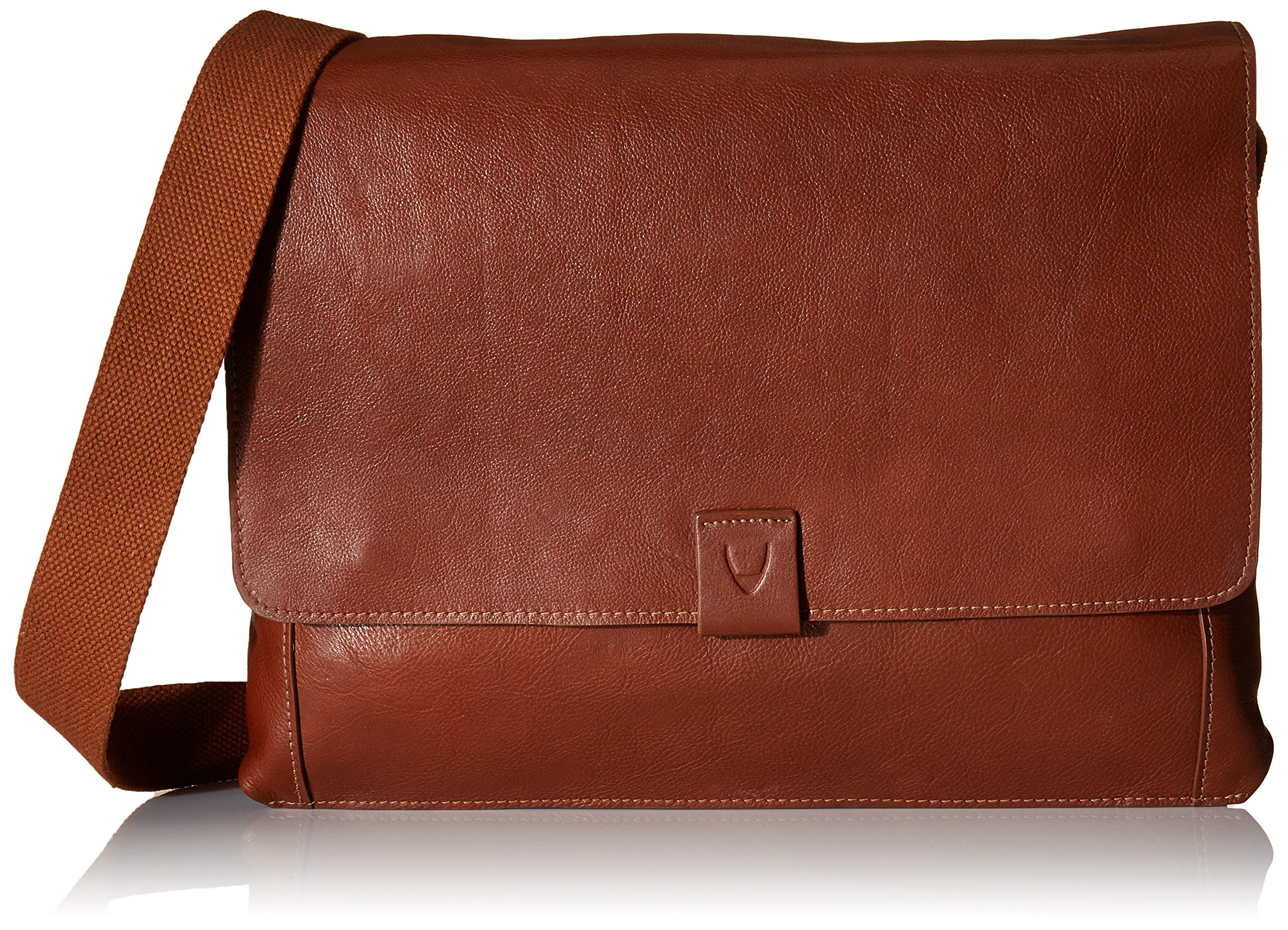 Hidesign Aiden Genuine Leather 15 Inch Laptop Messenger Bag for Men & Women - Stylish Business Shoulder Bag for Work, Travel & Daily Commute