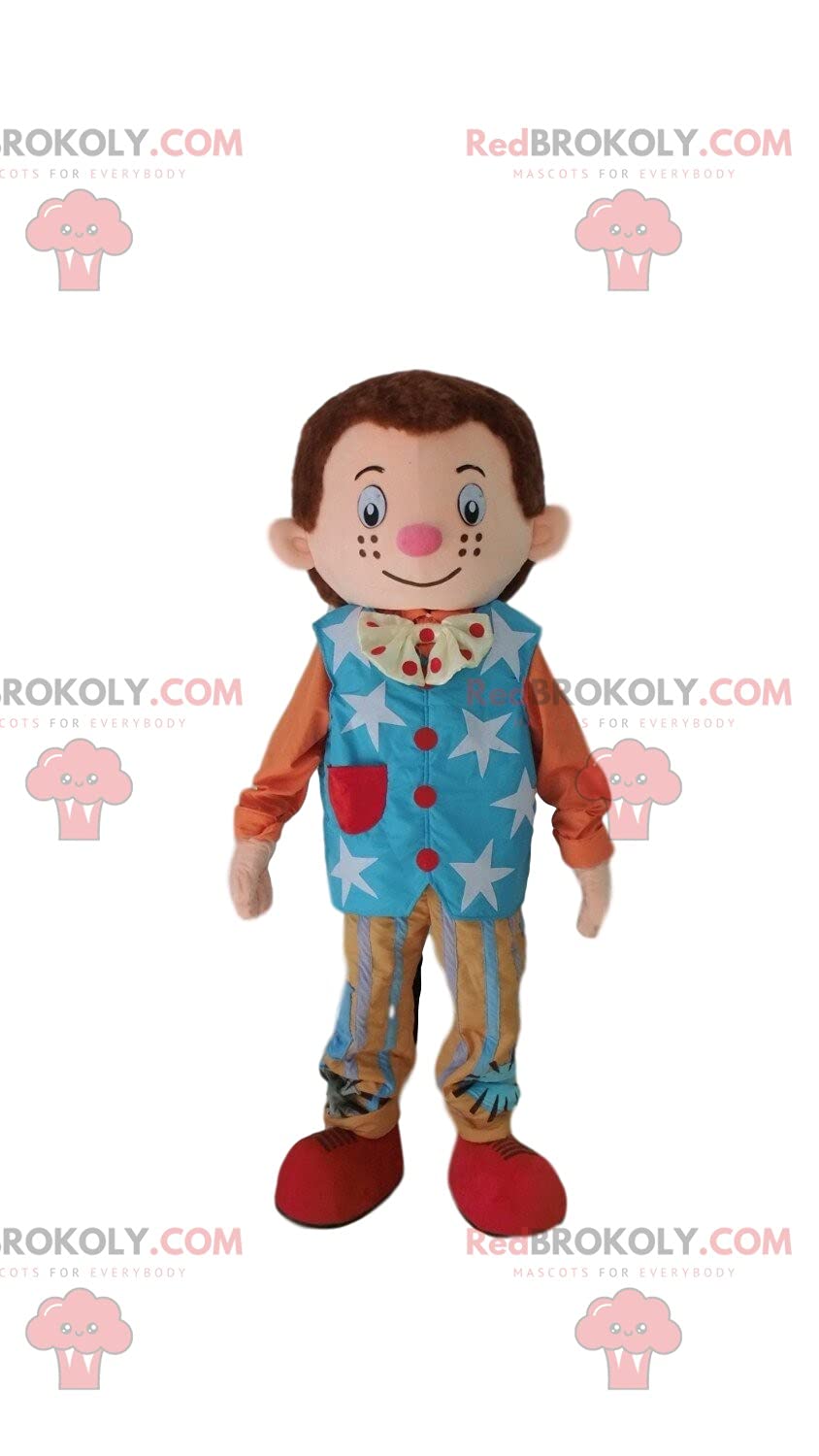 SPOTSOUND Red Broccoli Mascot Costume for Young Men - Circus Character Outfit for Halloween, Cosplay & Themed Parties