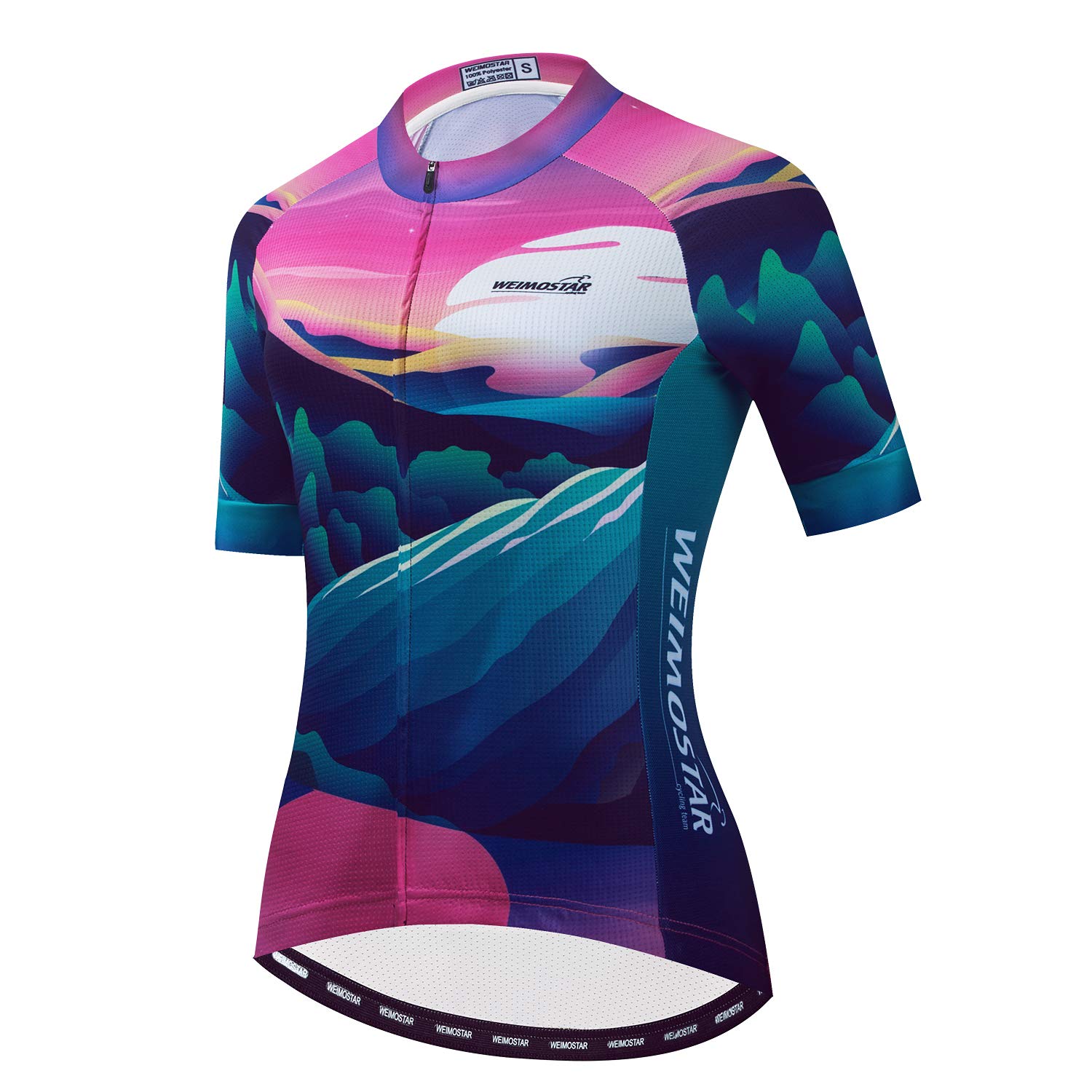 Women's Cycling Jersey Short Sleeve - Breathable Quick-Dry Bike Shirt for Mountain & Road Cycling - Comfortable Workout Top for Outdoor Sports & Fitness Training