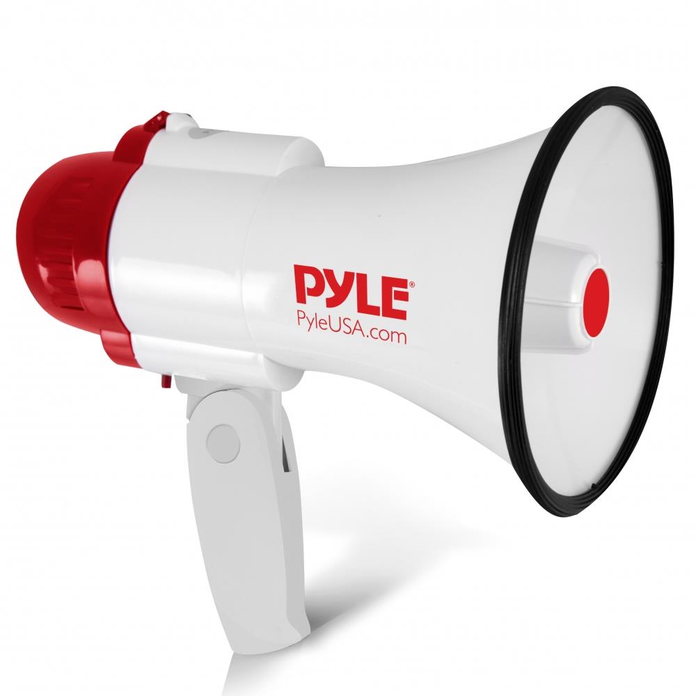 Portable Megaphone with Built-in Siren - 120dB Loud Bullhorn for Outdoor Events, Sports Games & Emergency Situations
