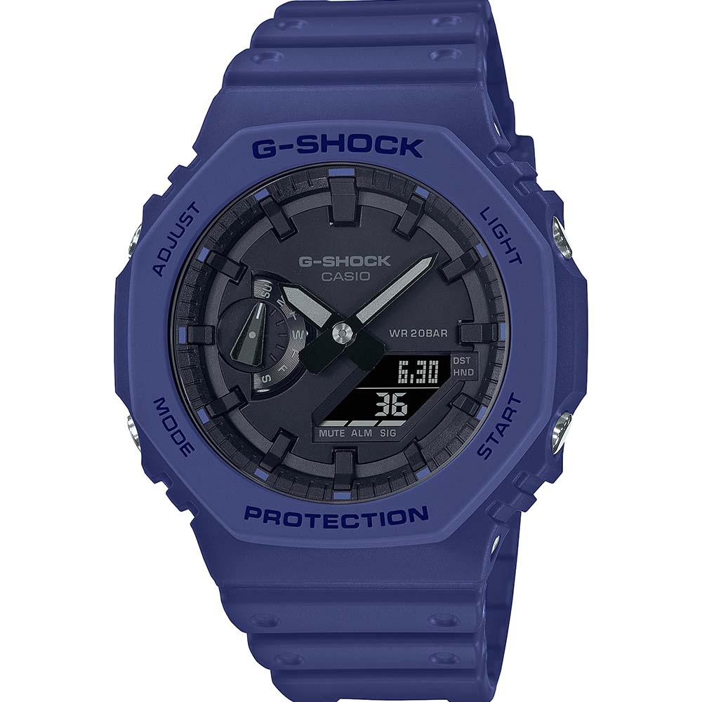 G Shock GA2100 2A 'CasiOak' Digital Analog Watch - Rugged Military Style for Outdoor Adventures & Sports