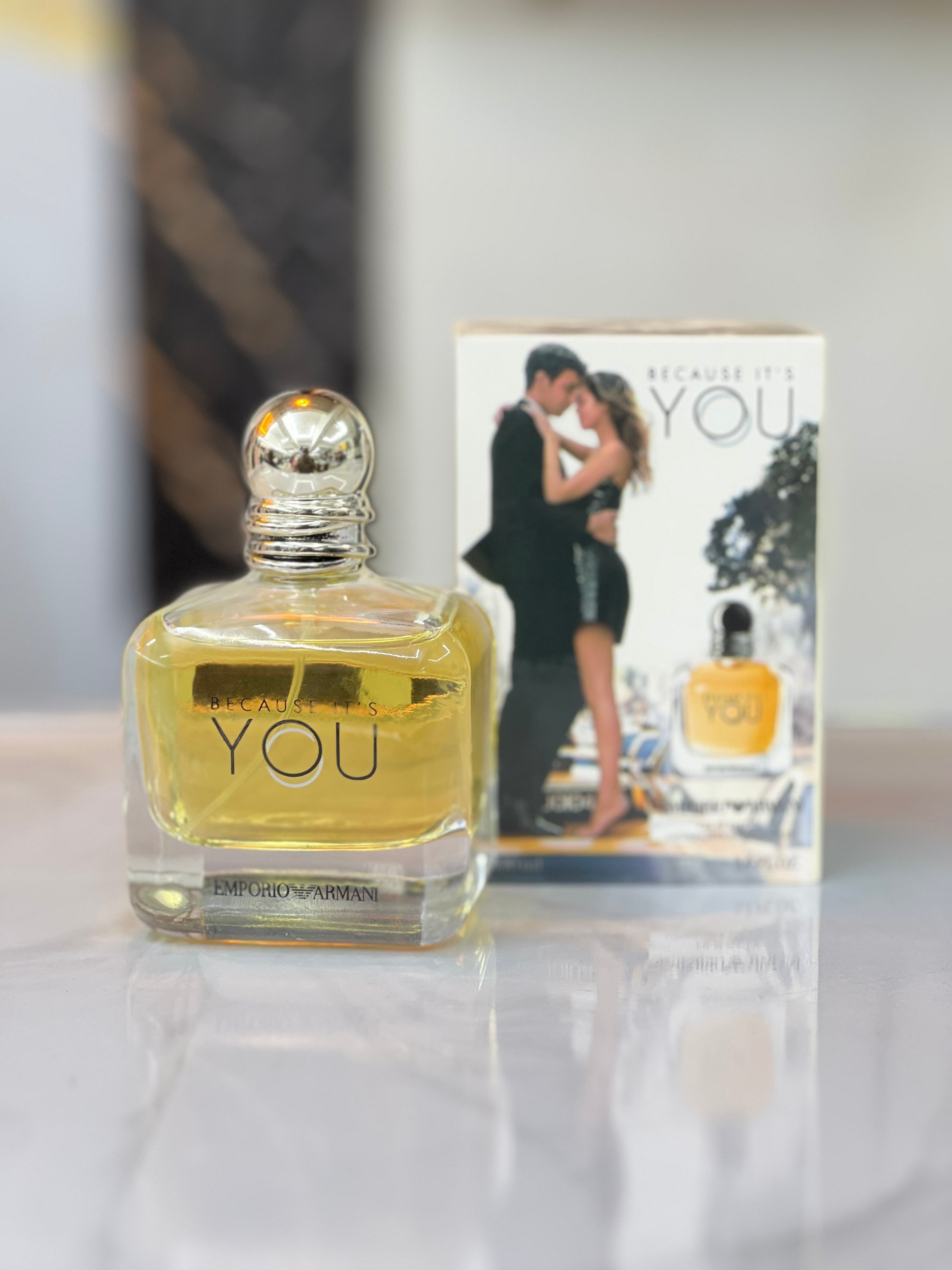 Emporio Armani Because It's You Giorgio Armani Perfume for Women - Floral Fruity Fragrance, Long-Lasting Eau de Parfum, Perfect for Date Night & Special Occasions