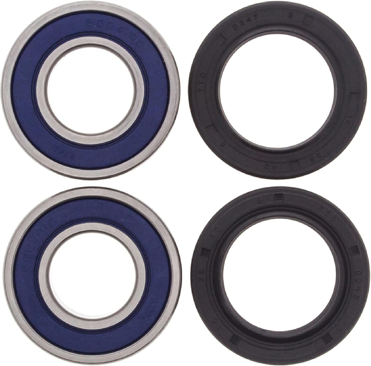 All Balls Wheel Bearing Seal Kit 25-1112 - High Quality Replacement for Motorcycle & ATV - Perfect for Off-Road, Racing & Daily Commuting