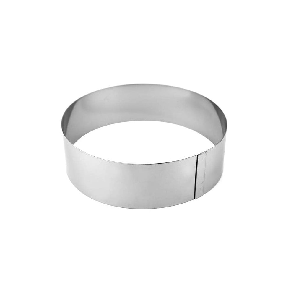 MATFER Stainless Steel Ice Cake Ring, 6 1/4 Inch - Perfect for Baking, Dessert Molds, and Professional Pastry Making