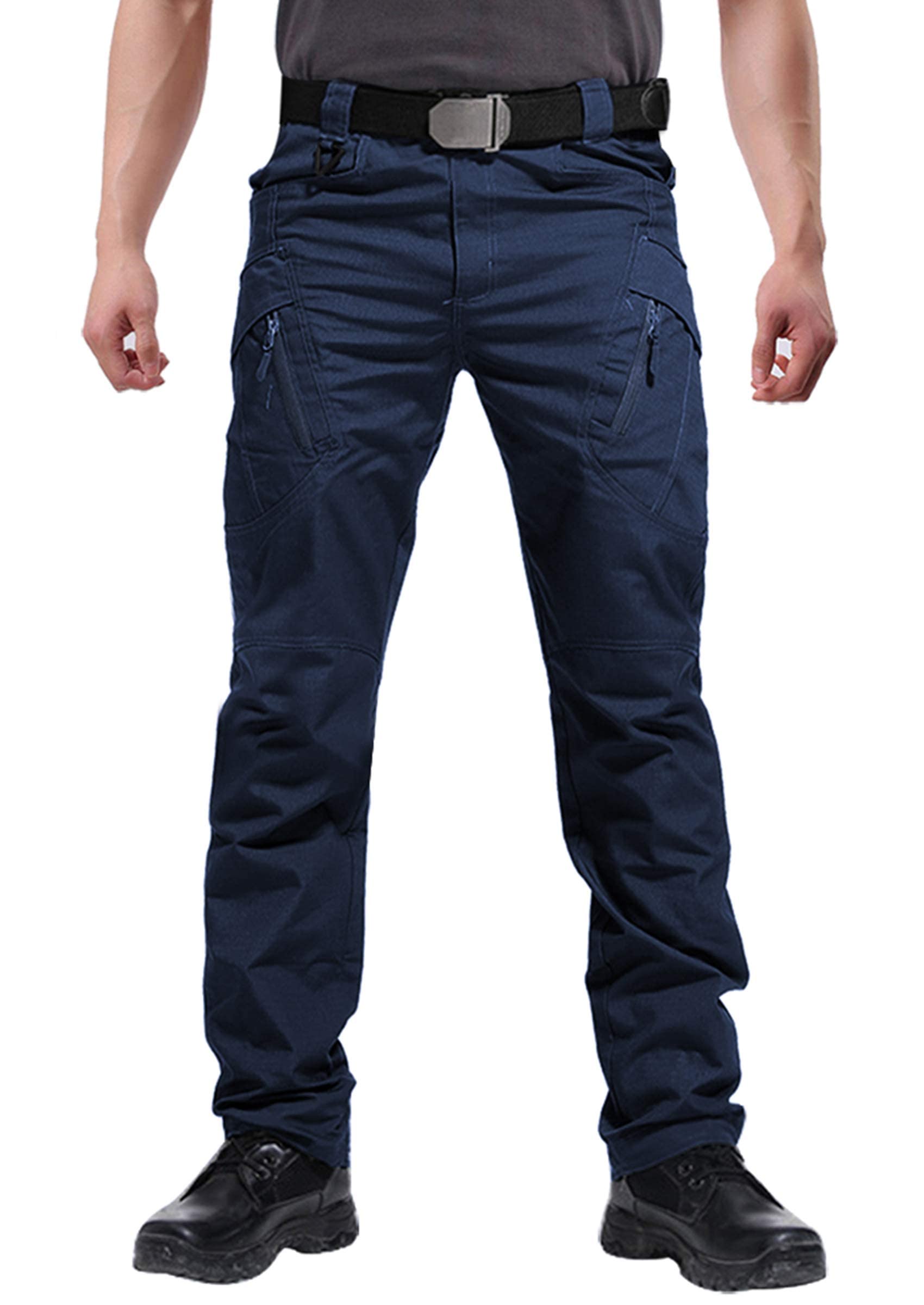 Susclude Men's Outdoor Cargo Work Pants - Military Tactical Ripstop Combat Trousers for Hiking, Camping & Outdoor Adventures - Durable Assault Pants for Work & Active Wear