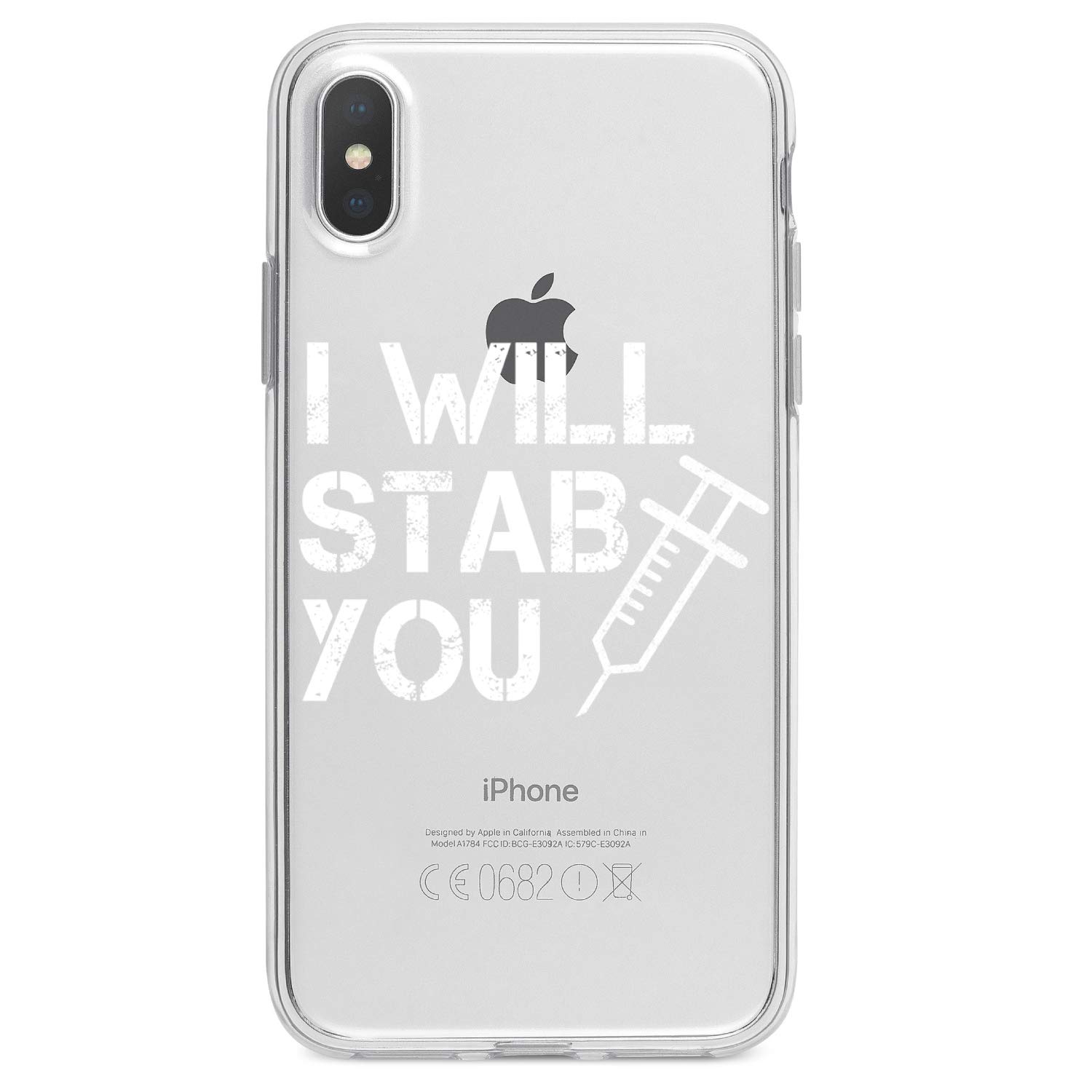 Shockproof Clear Hybrid Case for iPhone XR (6.1 Inch) with TPU Bumper & Tempered Glass Screen Protector - Slim Protective Cover for Everyday Use, Work, and Travel