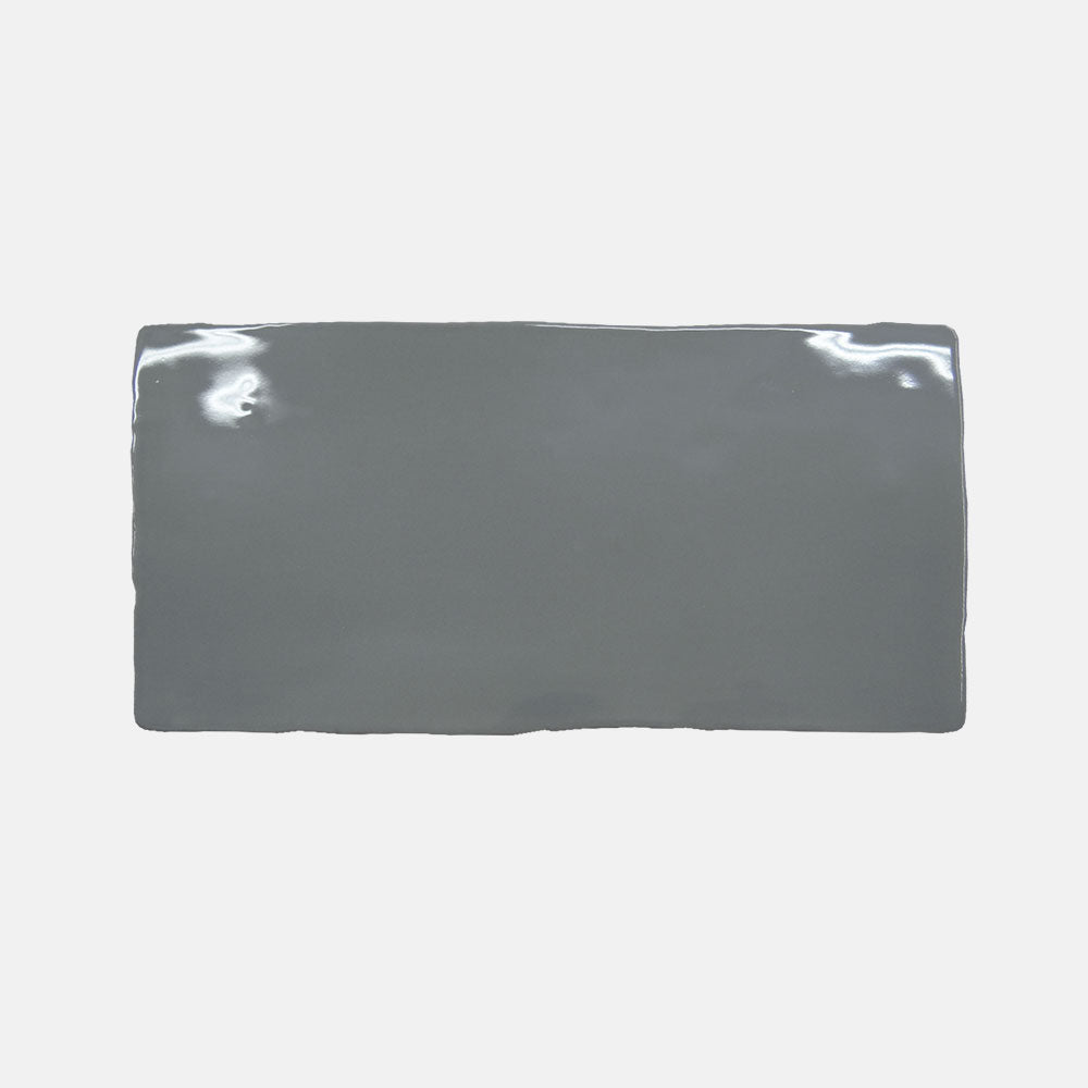 Premium Columbus Grafito 75x150 Glossy Ceramic Subway Tile - Perfect for Kitchen Backsplash, Bathroom Walls & Modern Interior Design