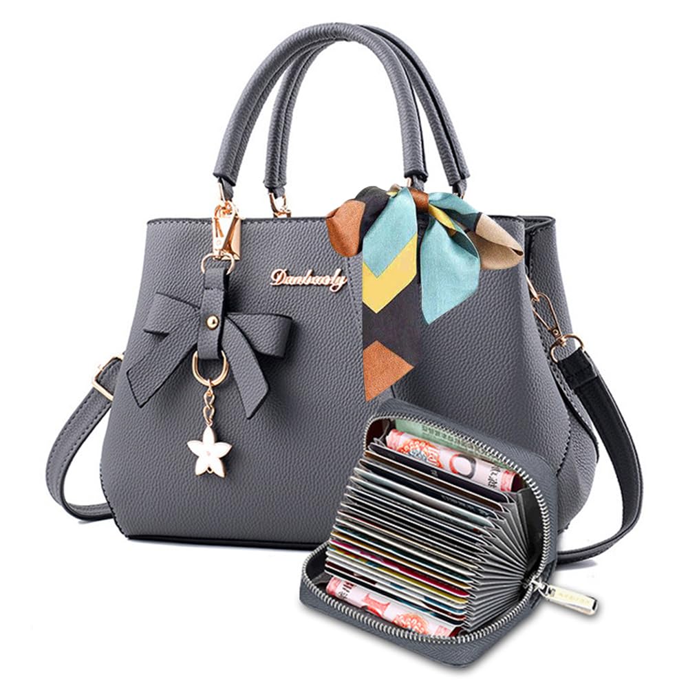 ACNCN Genuine PU Leather Women's Fashion Handbag - Stylish Designer Shoulder Bag & Top Handle Purse for Ladies | Perfect for Work, Travel, and Everyday Use