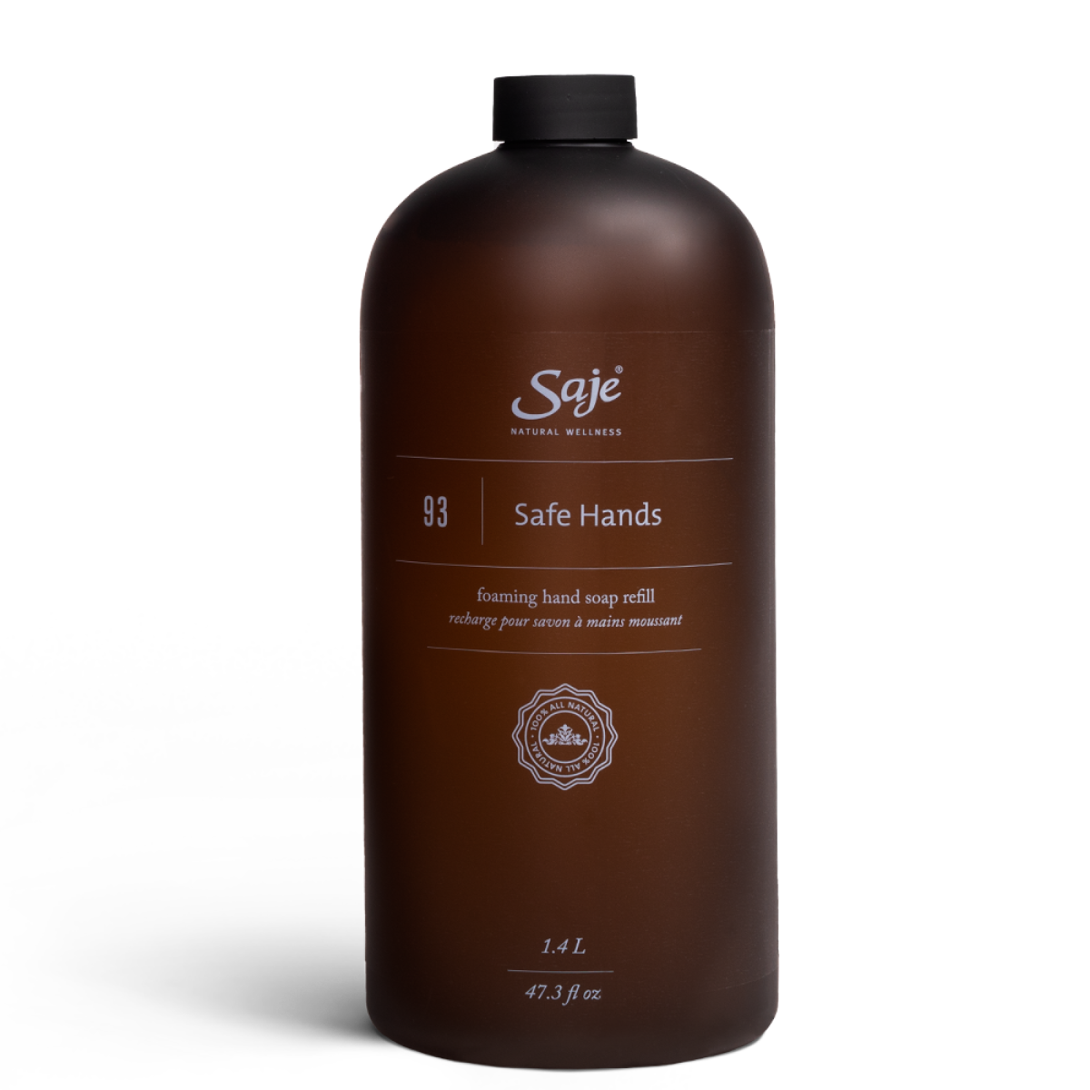 Safe Hands Foaming Hand Soap Large Refill - Antibacterial, Moisturizing, 33.8oz - Perfect for Home, Office & Public Spaces