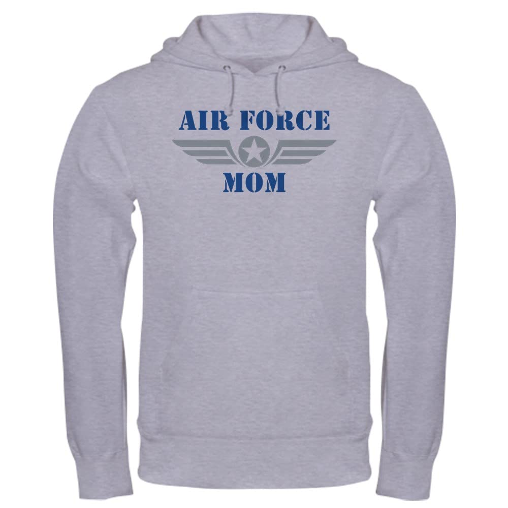 Air Force Mom Hooded Sweatshirt - Comfortable Pullover Hoodie for Military Moms - Perfect for Proud Air Force Parents, Casual Wear & Military Support Events