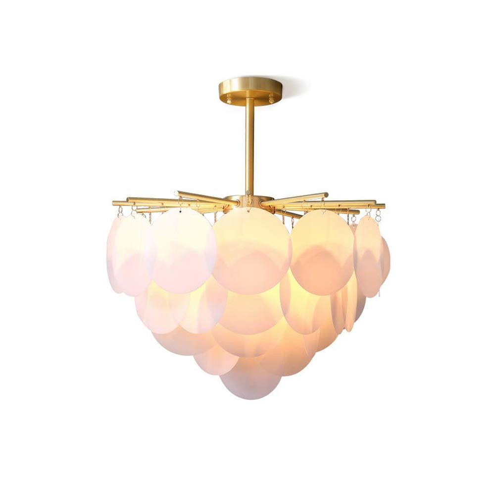 Modern Creative Brass 4-Light Flush Mount Ceiling Light Fixture - Cylinder Shade Drum Style Chandelier for Bedroom, Living Room, Entryway & Foyer - Perfect for Home Decor, Dining Room Lighting & Interior Design
