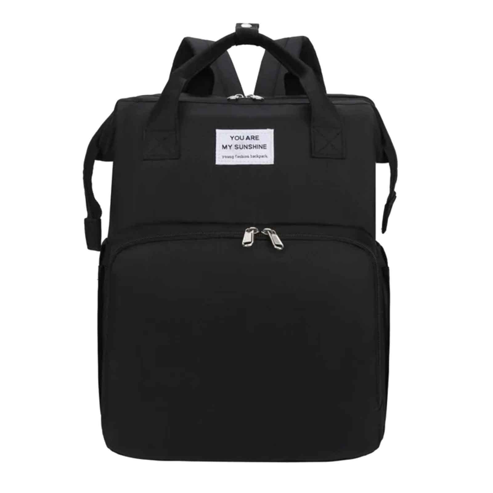 **Premium Diaper Bag Backpack with Foldable Crib – Large Capacity Baby Travel Bag for New Moms – Waterproof & Portable for Daycare, Travel, and On-the-Go Parenting**