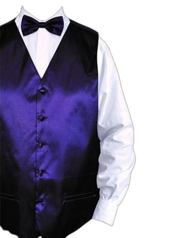DANIEL ELLISSA Women's Solid Purple Vest Set VS801 - Stylish Layering for Office, Casual Outings & Travel
