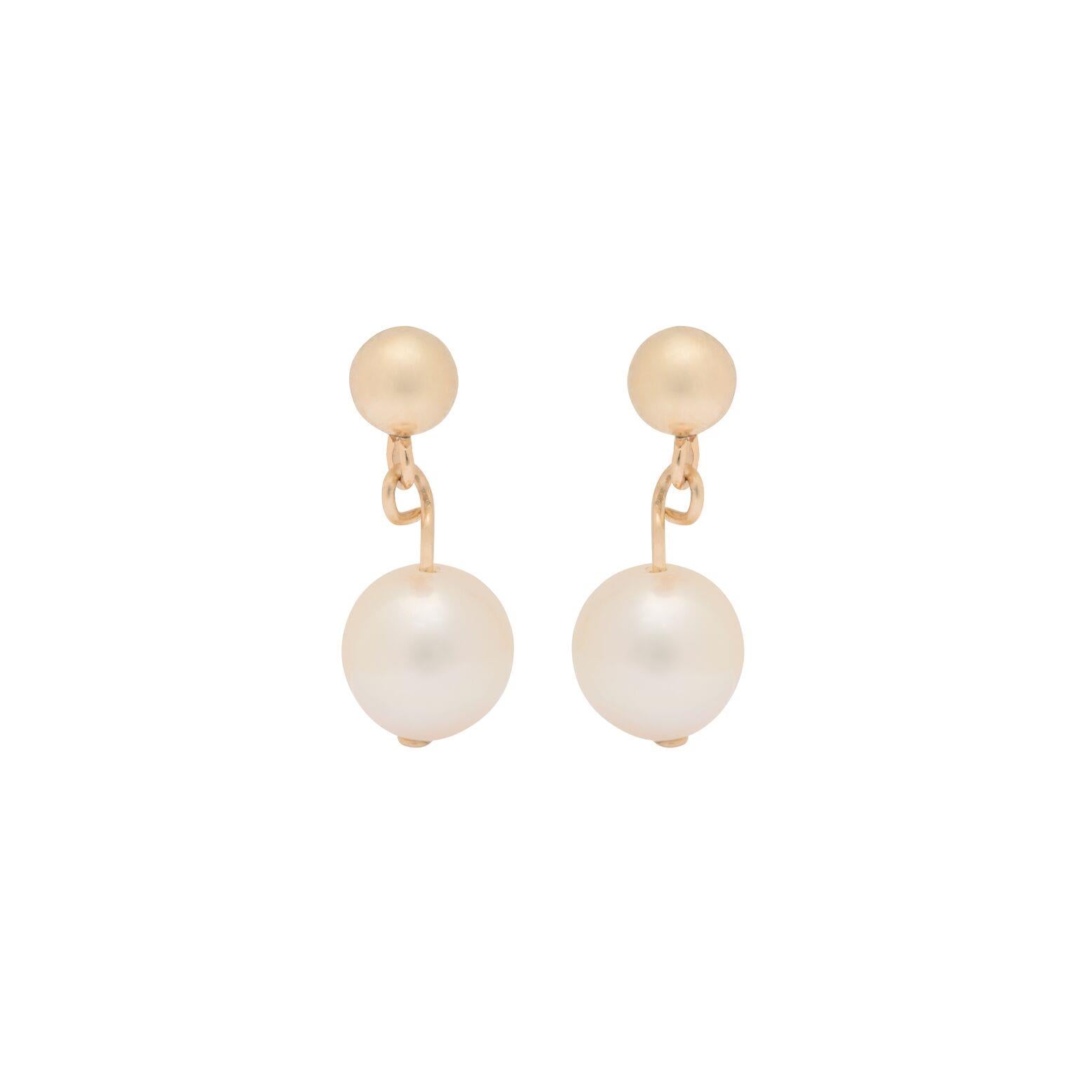 Ayoka Pearl Earrings for Women - Elegant Freshwater Pearl Stud Earrings with Sterling Silver Post | Perfect for Weddings, Parties & Everyday Wear
